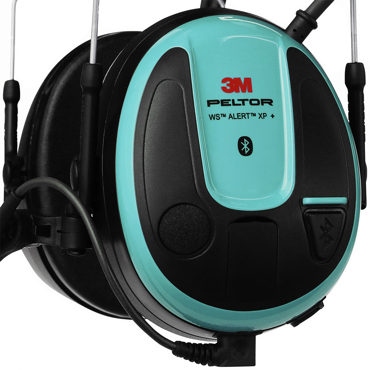 3M Peltor WS Alert XP+ h&oslash;rev&aelig;rn med Bluetooth, Turkis, Turkis, large image number 2