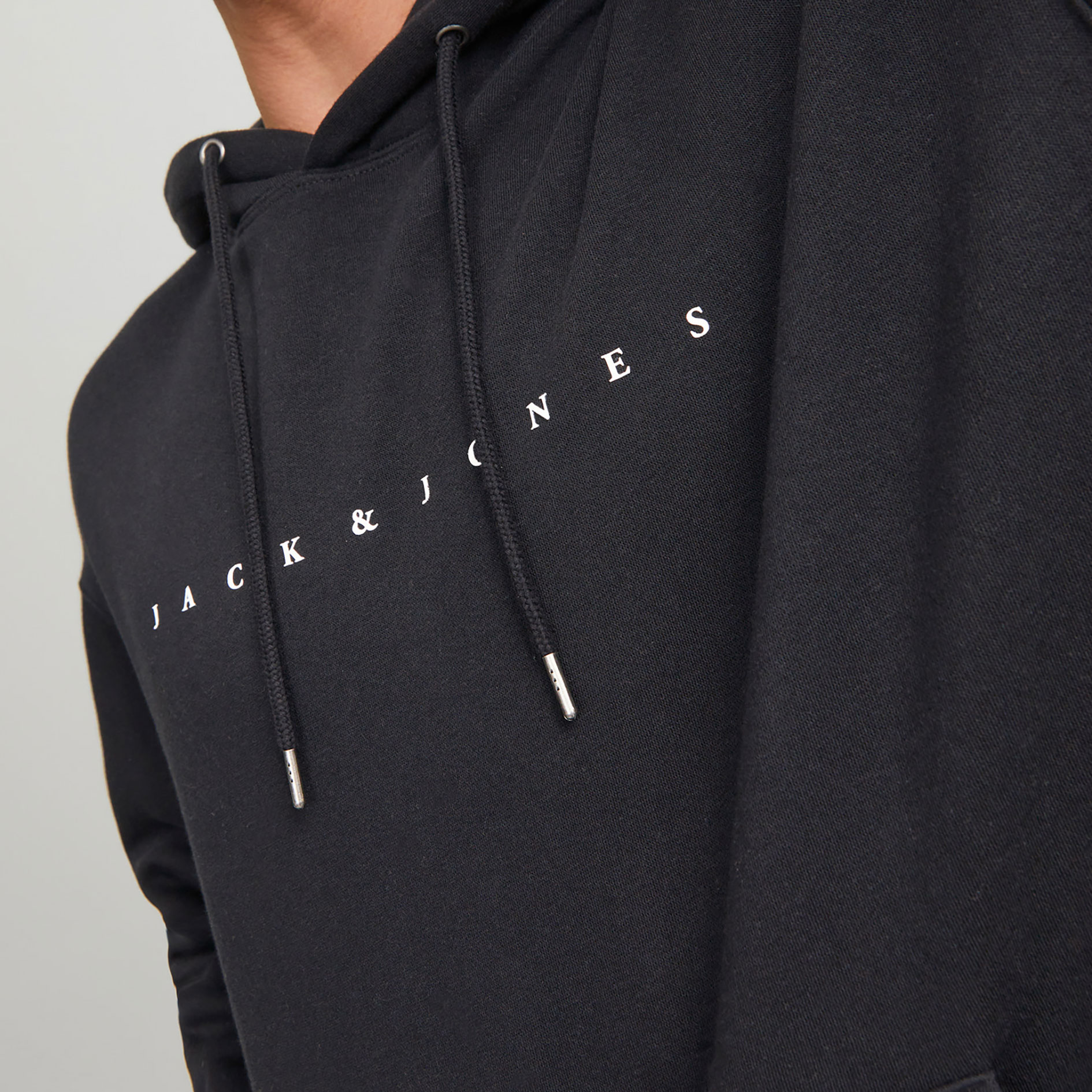 Jack & Jones JJESTAR Hoodie, Black, large image number 3