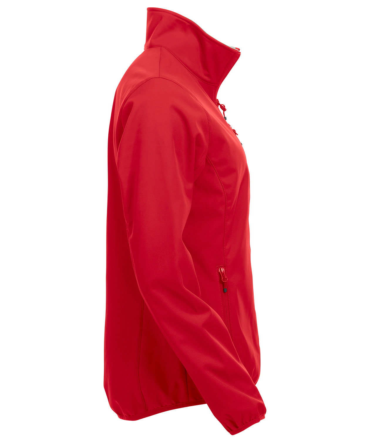 Clique Basic women's softshell jacket, Red, large image number 3