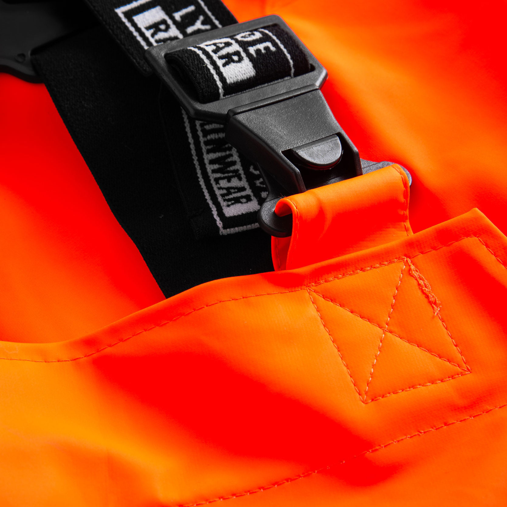 Lyngs&oslash;e Multinorm Regenlatzhose, Hi-vis Orange/Marine