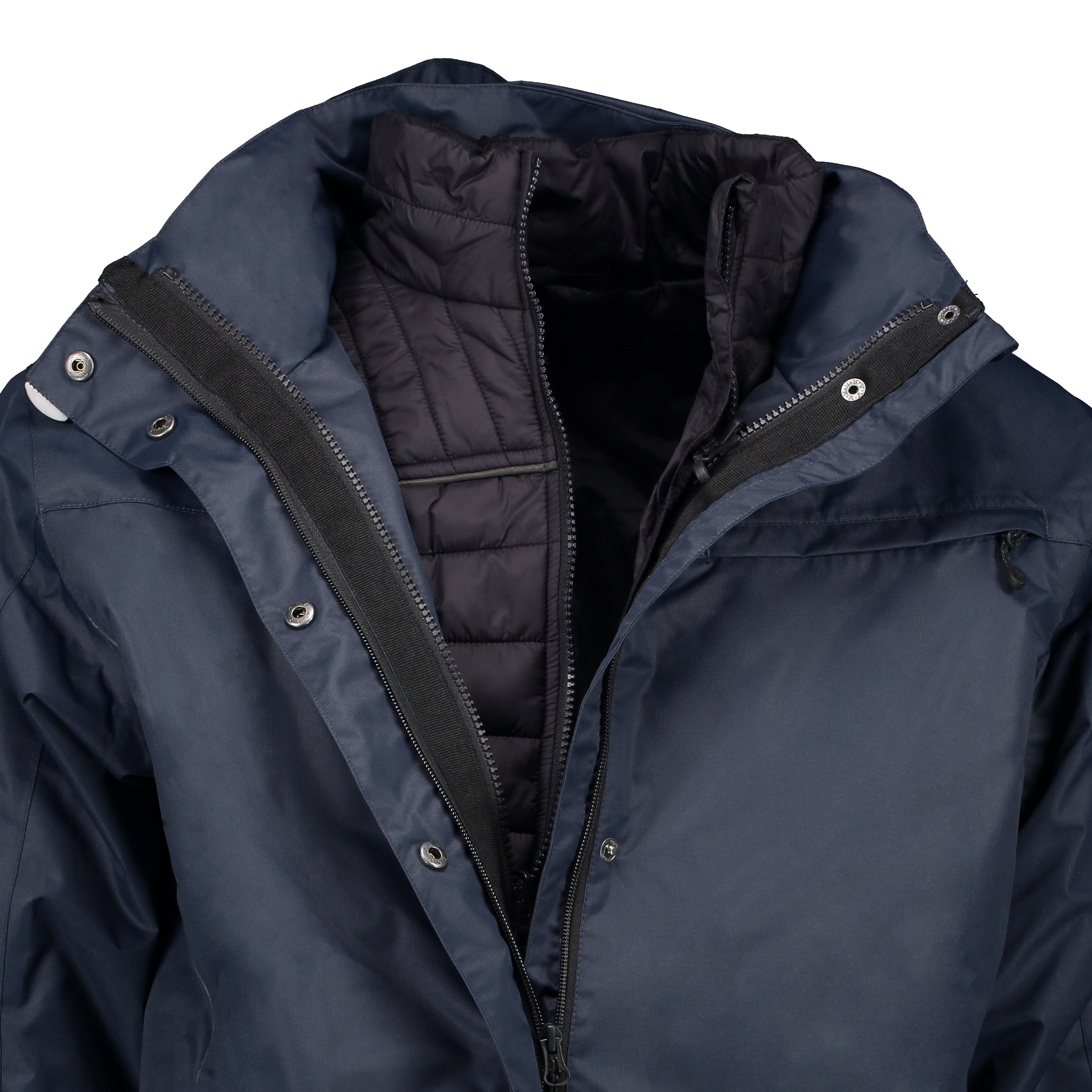 Pitch Stone Active-Pro Zip-in rain jacket, Navy, large image number 11