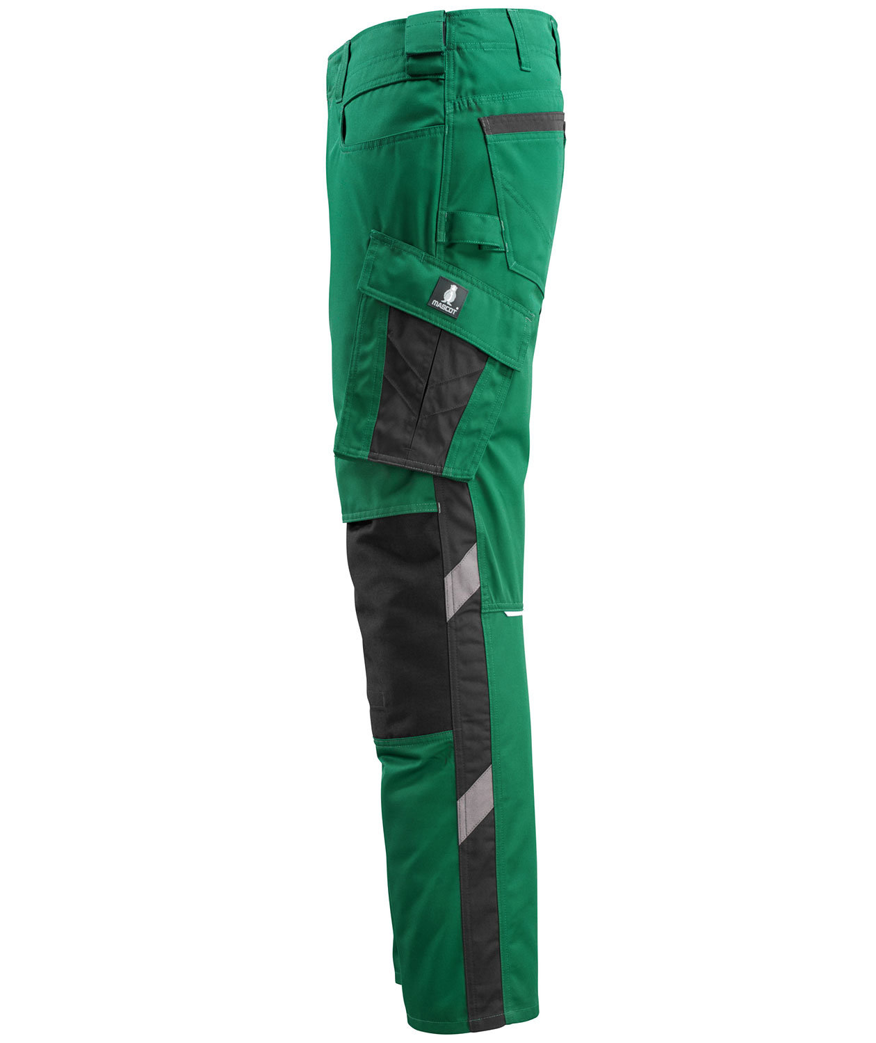 Mascot Mannheim Arbeitshose, leicht, Gr&uuml;n/Schwarz, large image number 1