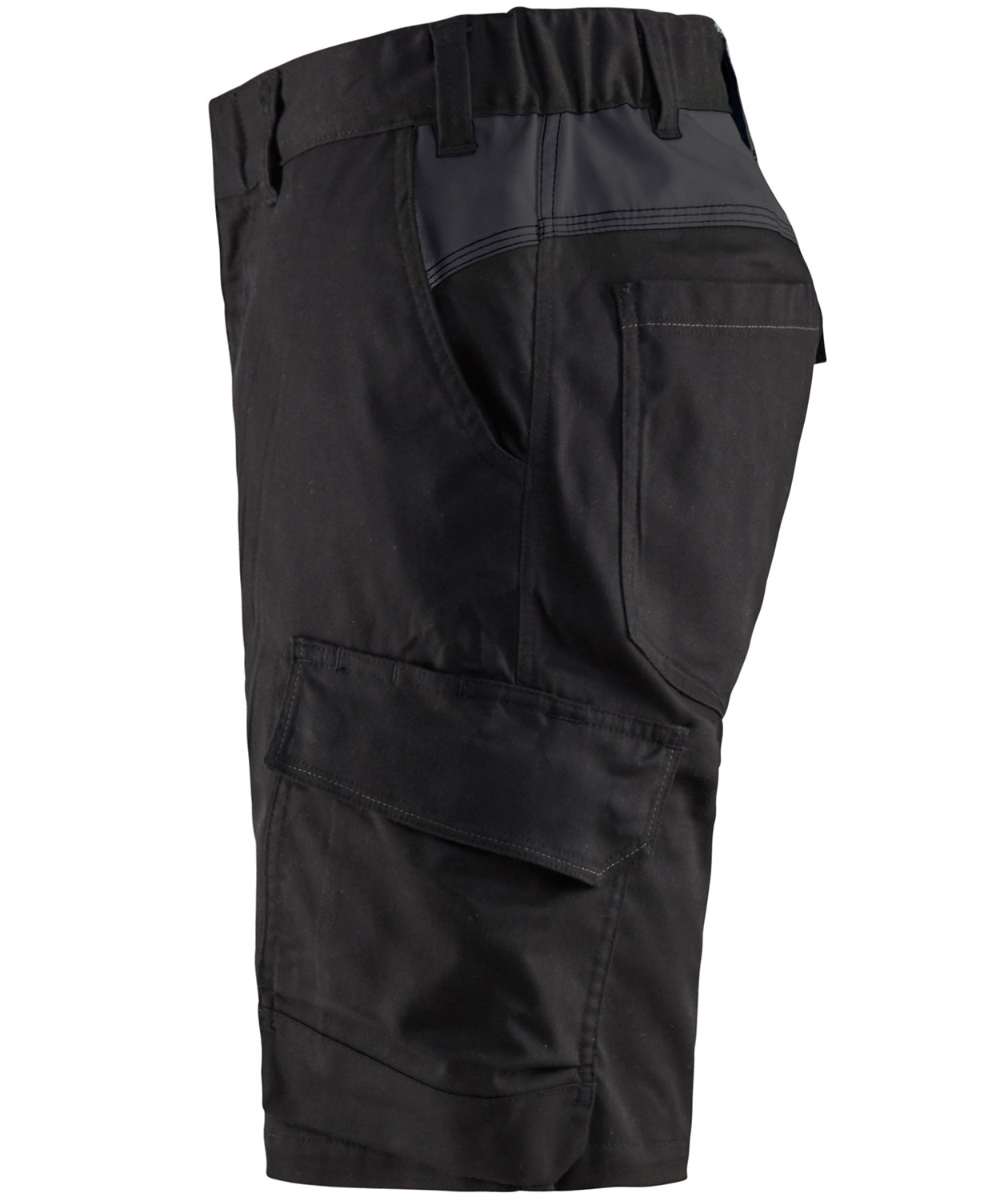 Bl&aring;kl&auml;der arbejdsshorts, Sort/M&oslash;rkegr&aring;, large image number 2