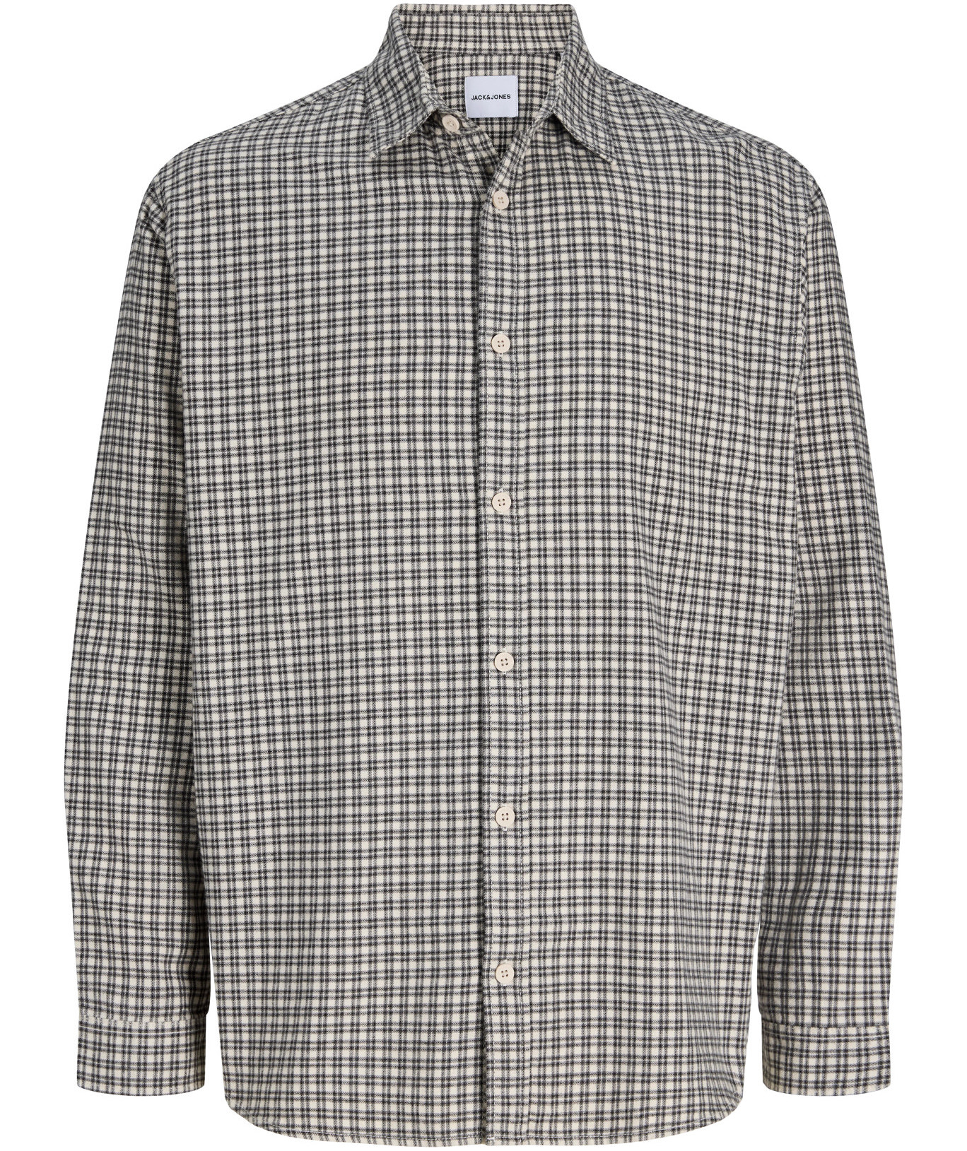 Jack & Jones JJCARTER CHECK Hemd, Cloud Dancer, Cloud Dancer, swatch