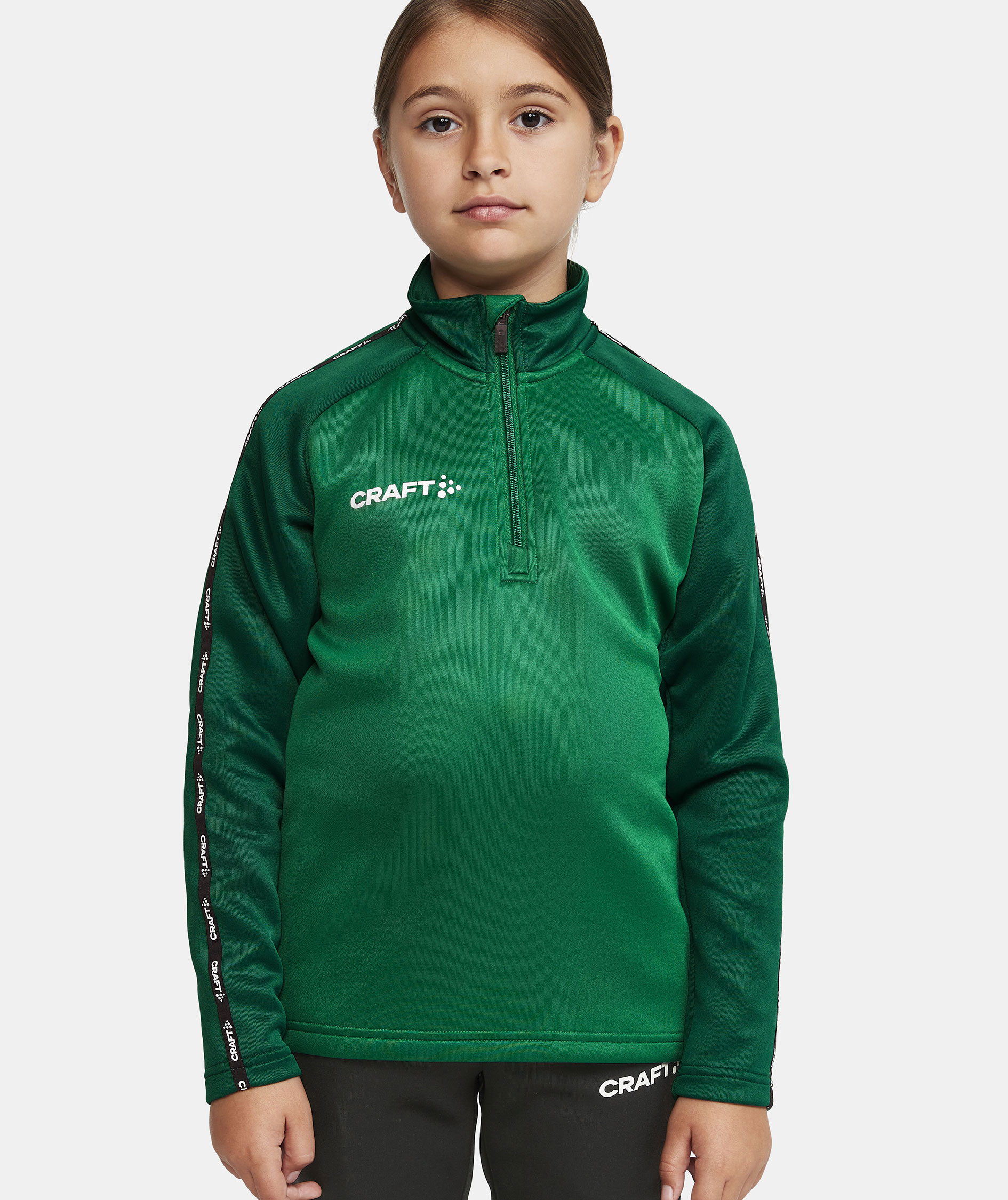Craft Squad 2.0 Halfzip Trainingpullover f&uuml;r Kinder, Team Green-Ivy, large image number 4
