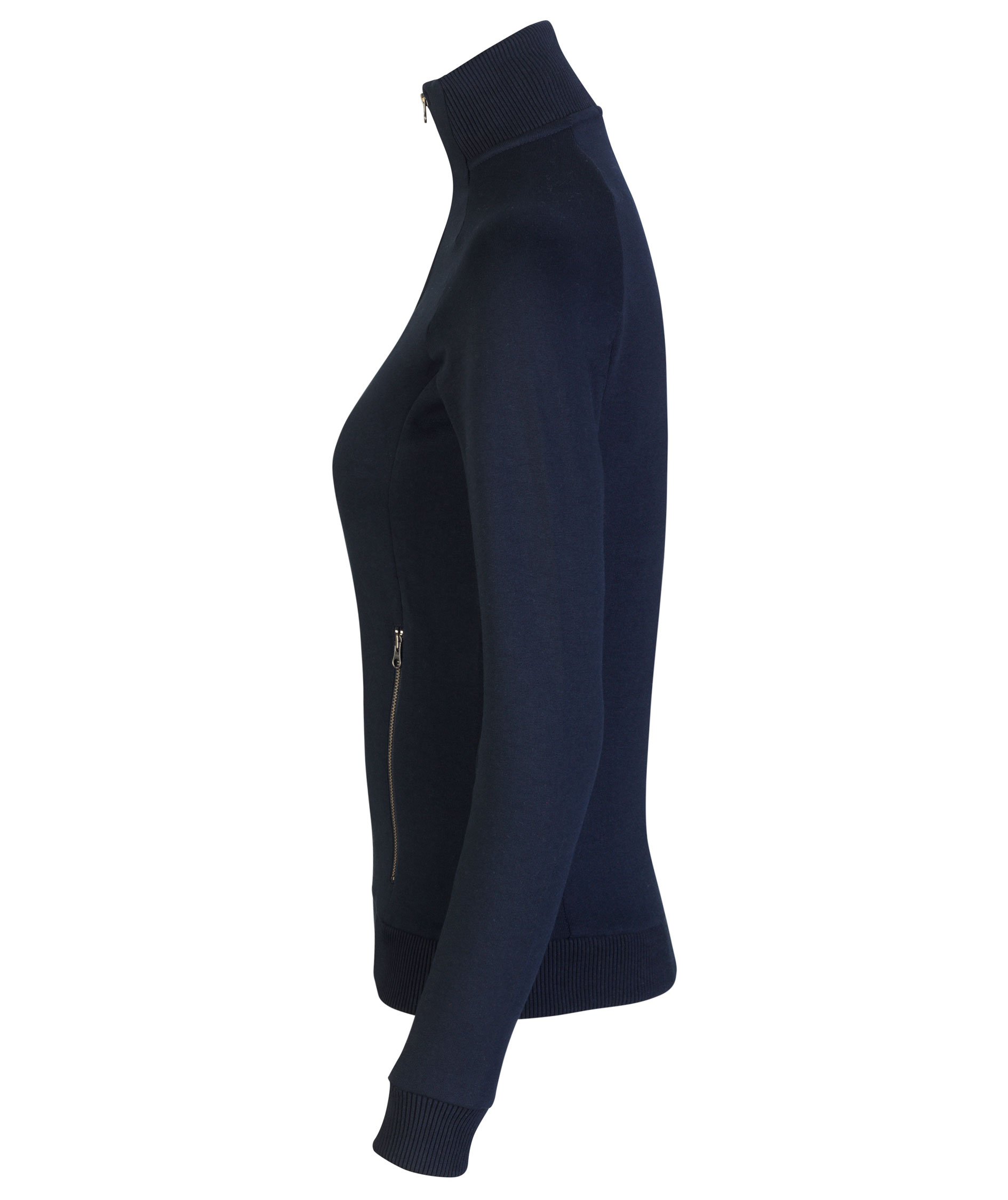 ID cardigan with zipper women's, Navy, large image number 2