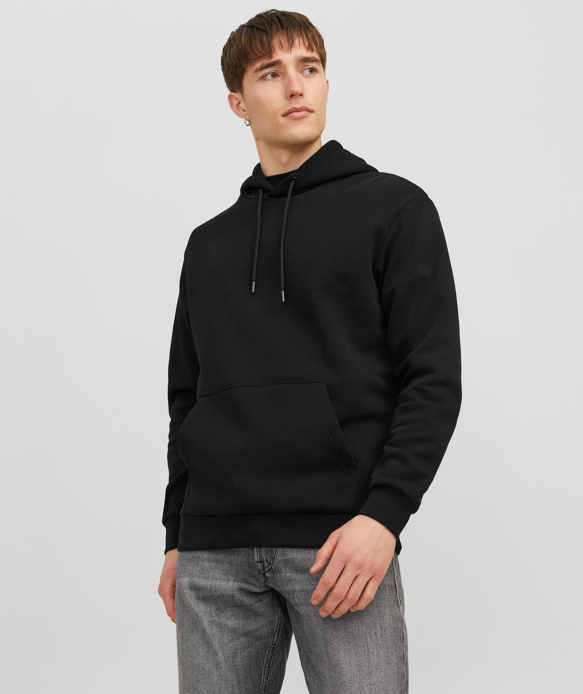 Jack & Jones JJEBRADLEY hoodie, Black