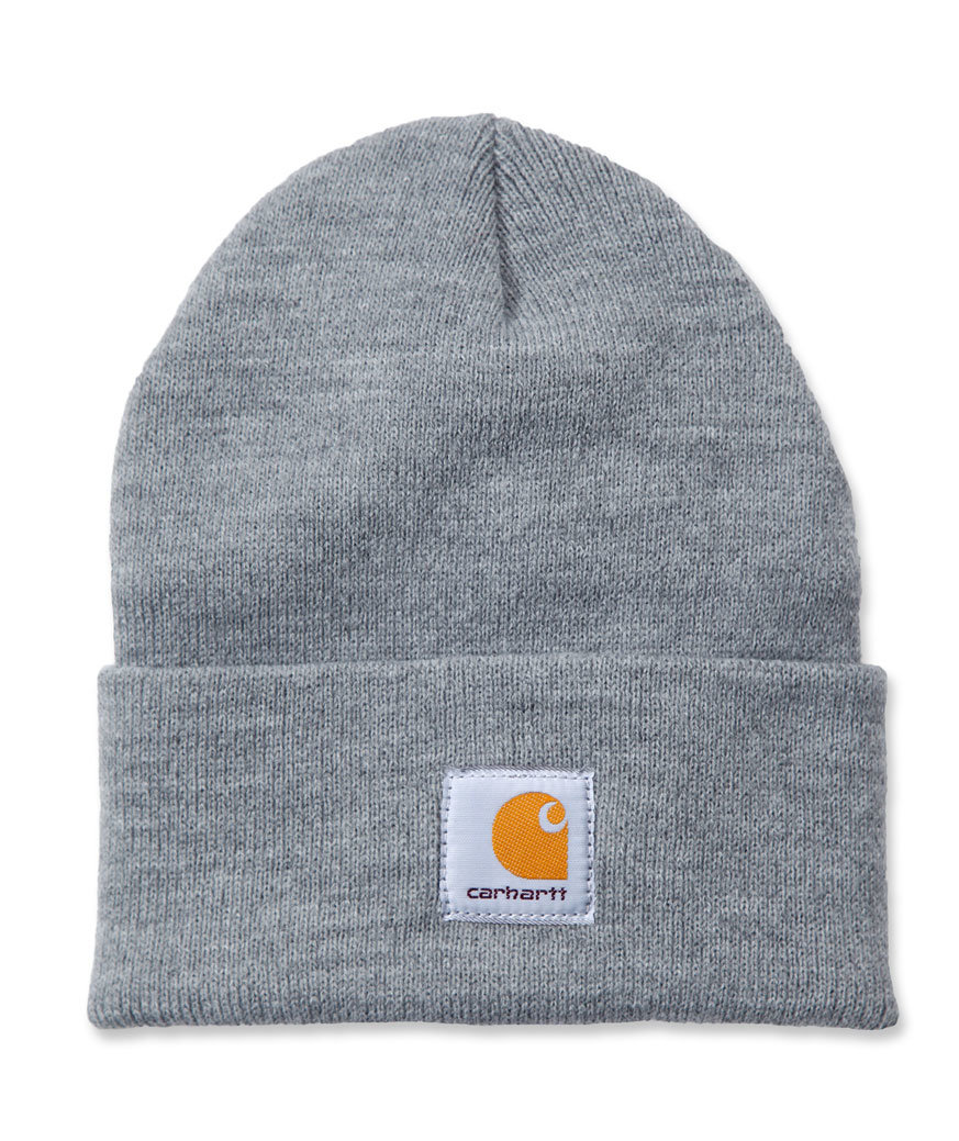 Carhartt Watch strikket lue, Heather Grey, Heather Grey, swatch