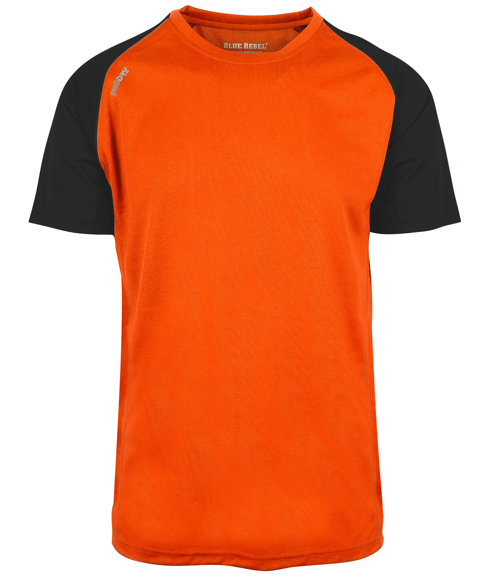 Blue Rebel Dragon Kontrast  T-shirt, Safety orange