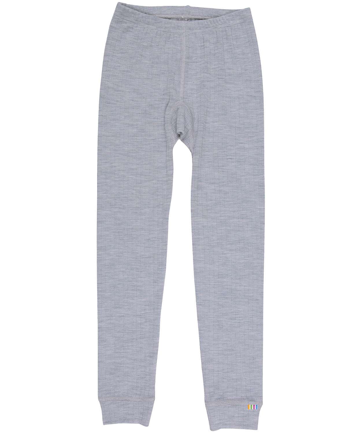 Joha leggings barn med merinoull, Gr&aring;melerad