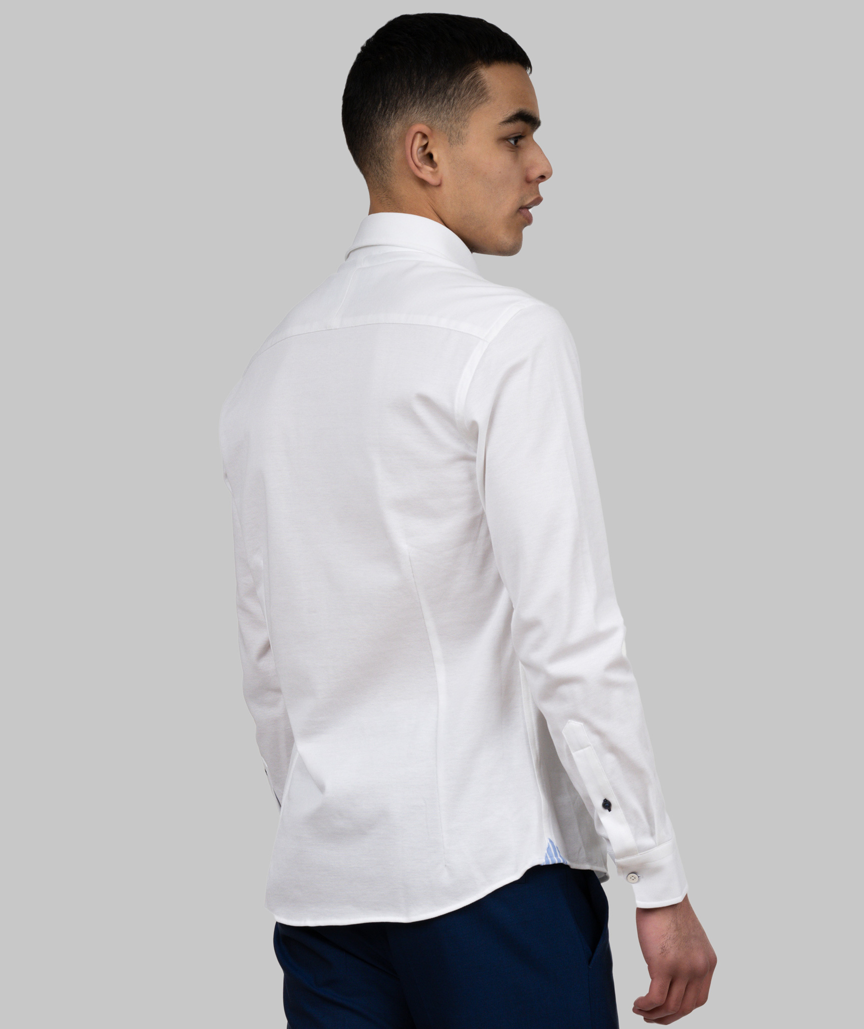 J. Harvest & Frost Indigo Bow 34 slim fit skjorte, Hvit, large image number 3