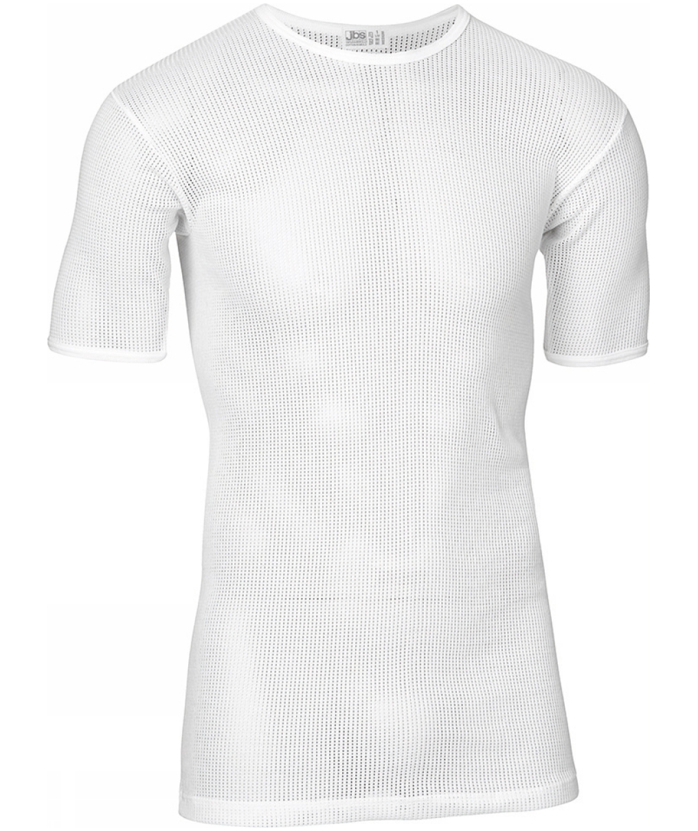 JBS kort&auml;rmad mesh undertr&ouml;ja, Vit