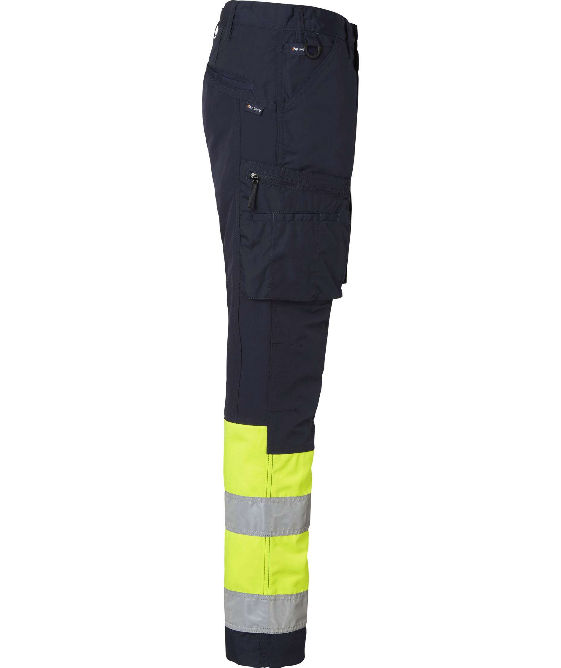 Top Swede servicebukse 220, Navy/Hi-Vis gul, large image number 2
