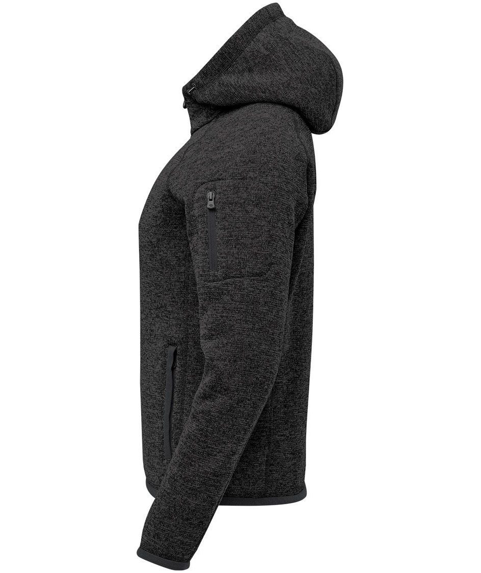 Stormtech Avalanche women's knitted jacket, Black mottled, large image number 4
