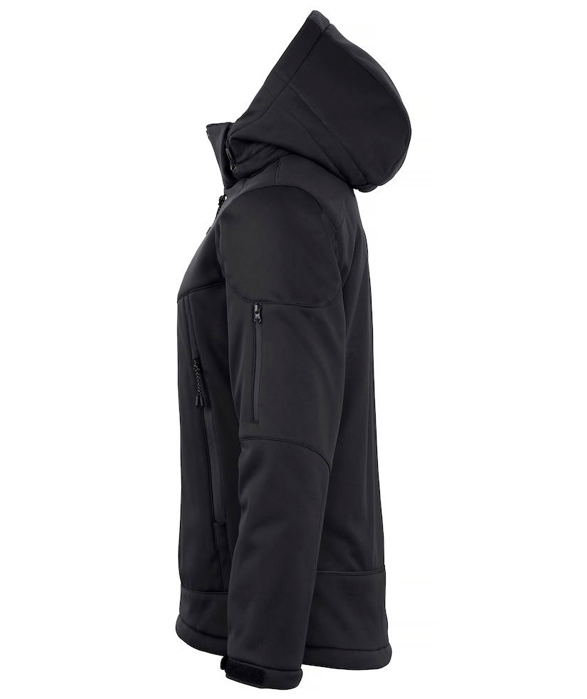 Clique Grayland women's softshell jacket, Black, large image number 2