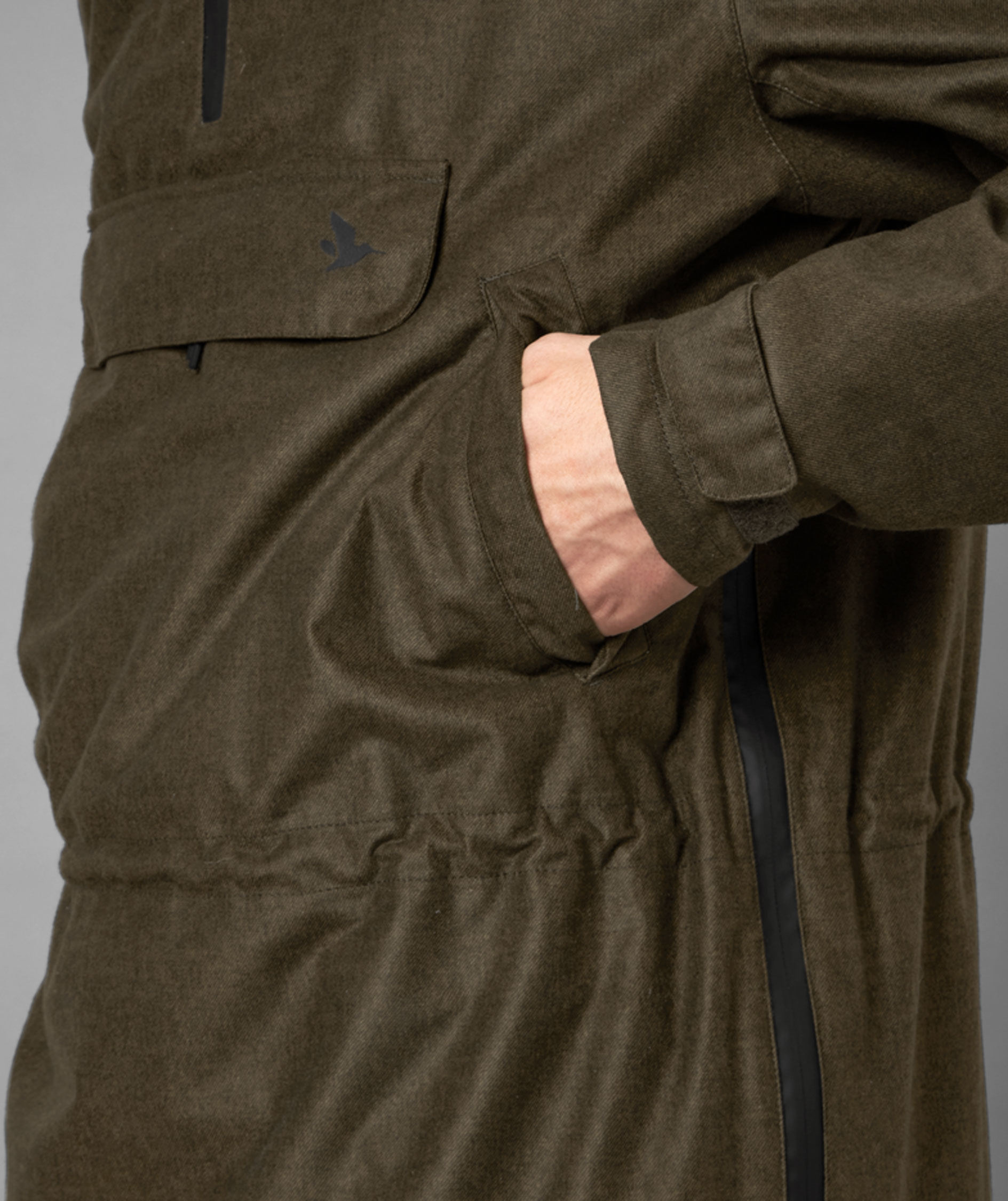 Seeland Avail Smock Anorak, Pine Green Melange, large image number 5