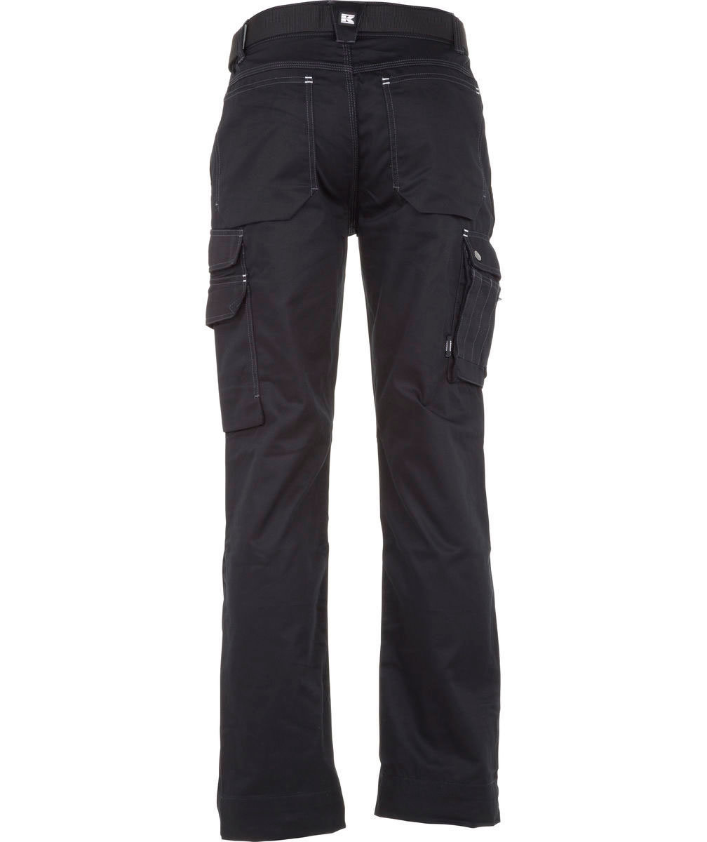 Kramp Original Light work trousers with belt, Black, large image number 2