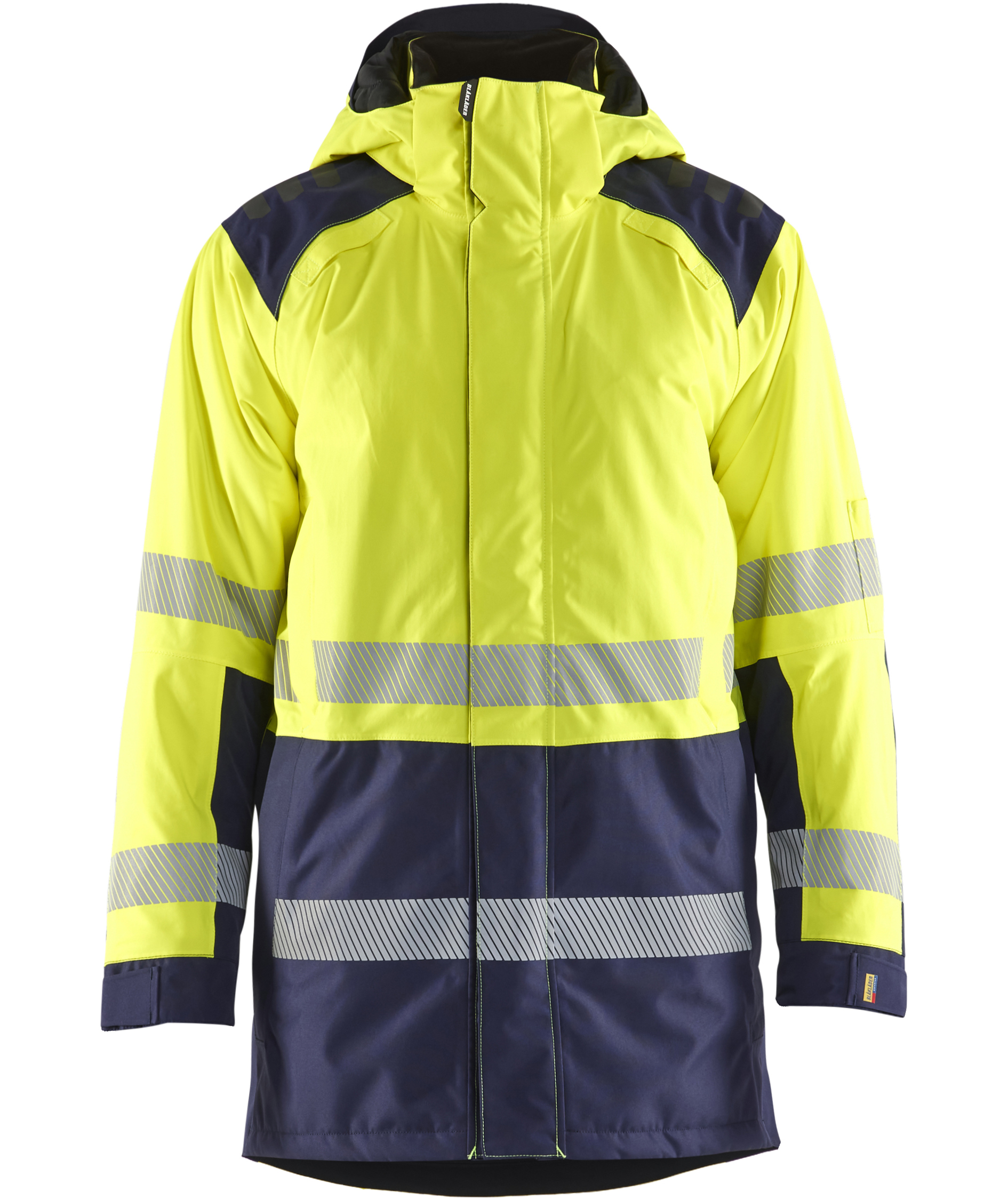 Bl&aring;kl&auml;der vinter parkas, Varsel yellow/marinbl&aring;, Varsel yellow/marinbl&aring;, swatch