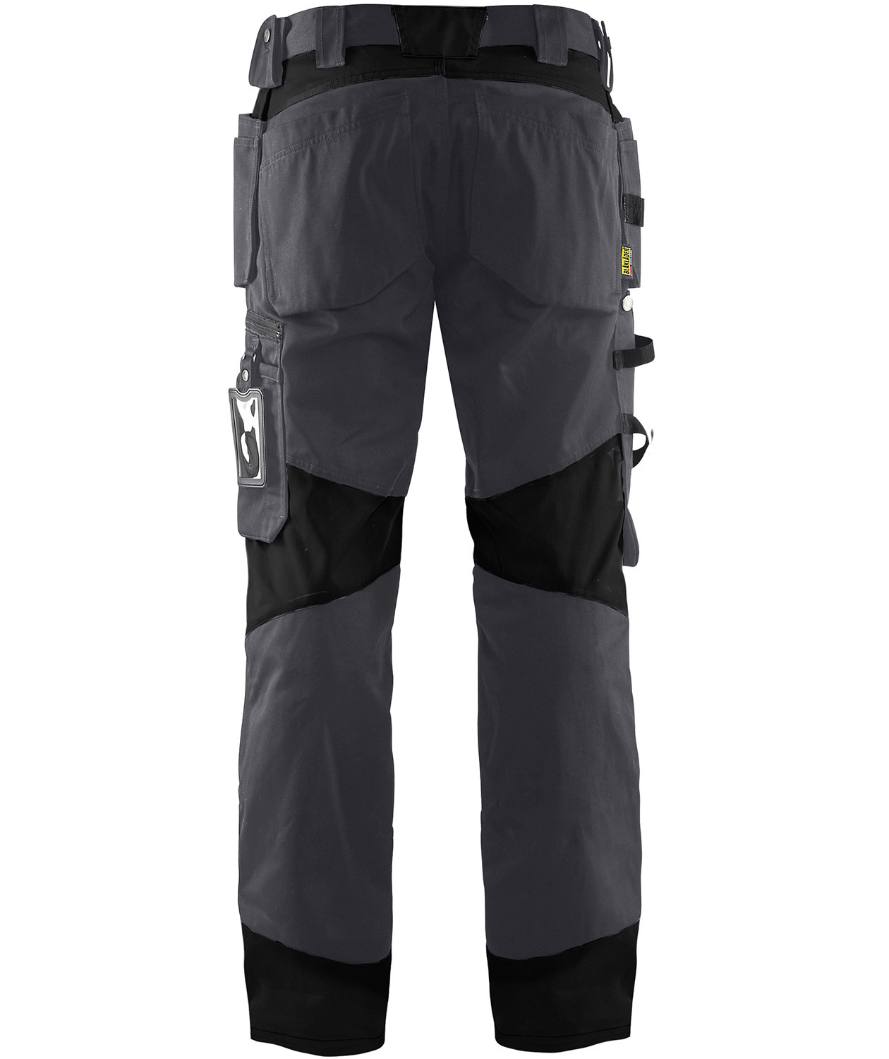 Bl&aring;kl&auml;der Handwerkerhose, Mittelgrau/schwarz