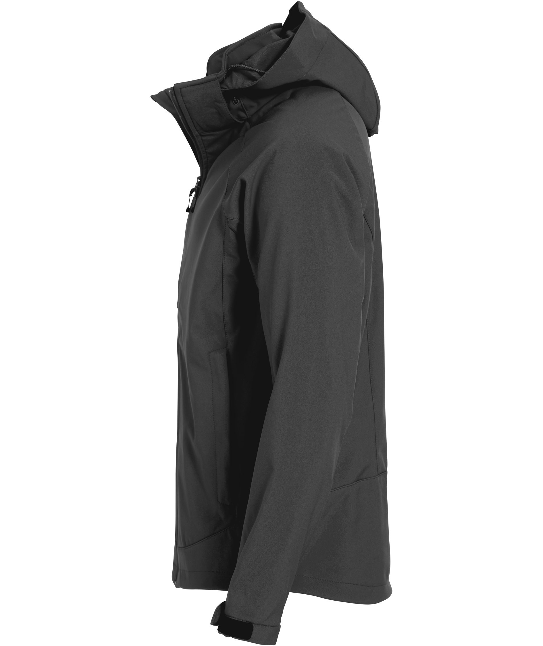 Clique Milford softshelljakke, M&oslash;rkgr&aring;, large image number 3