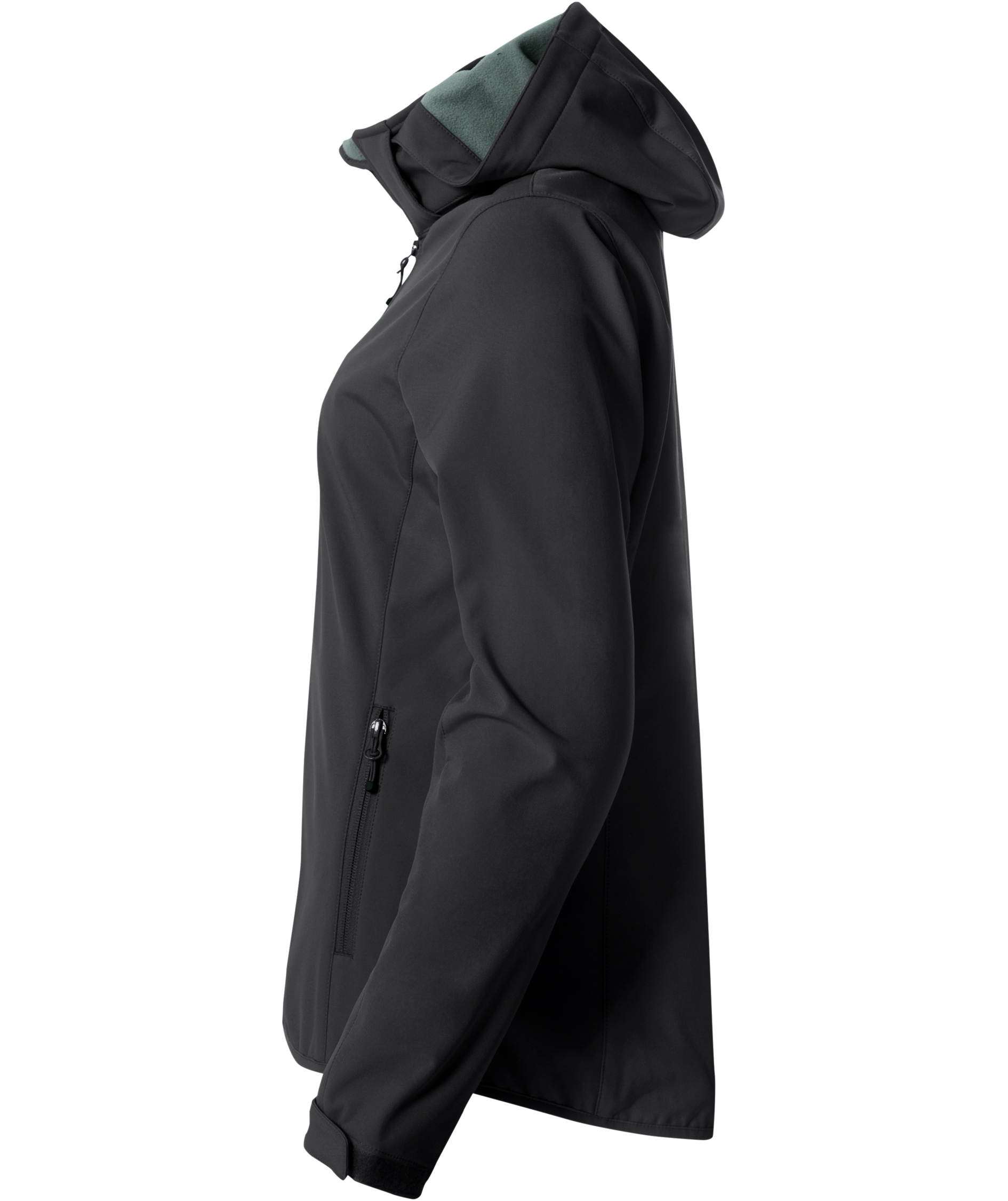 Clique Basic Hoody dame softshelljakke, Sort, large image number 3