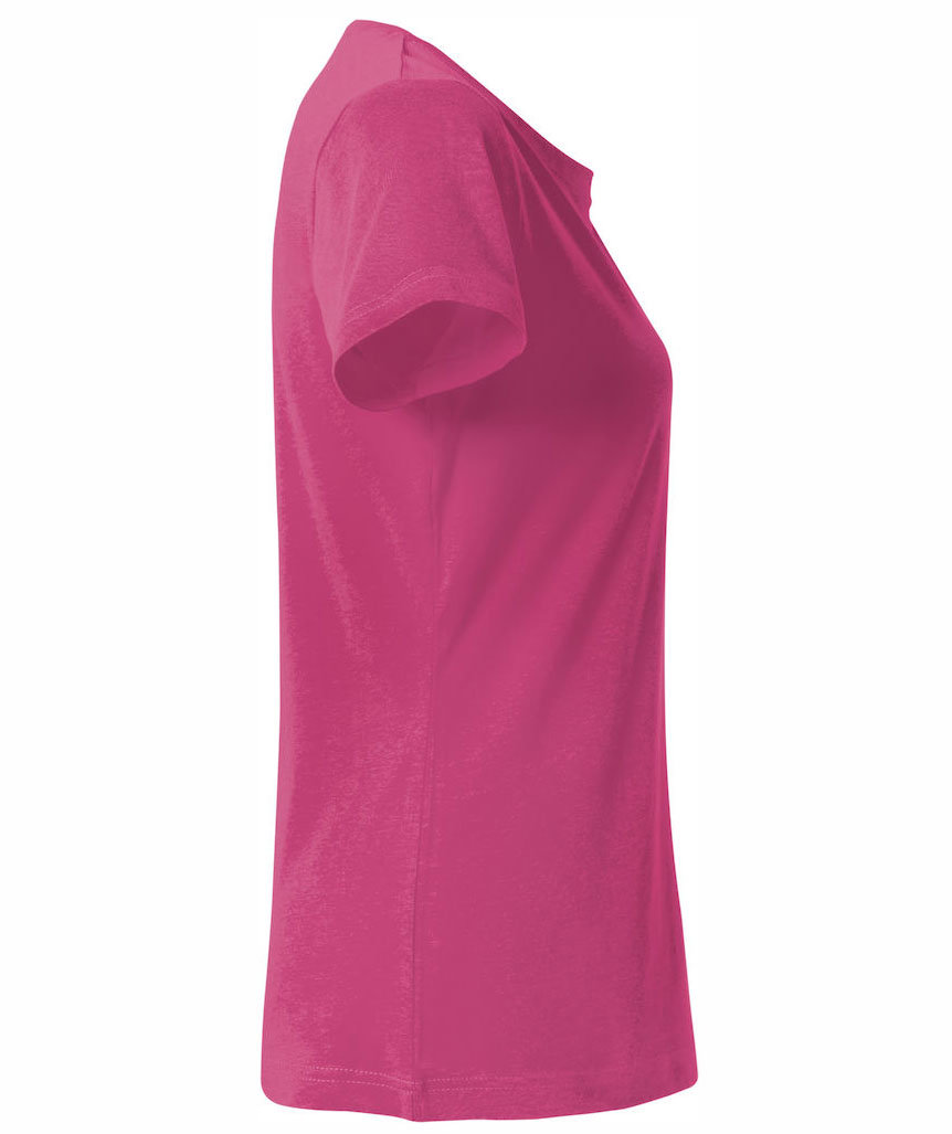 Clique Basic dame T-skjorte, Rosa, large image number 3