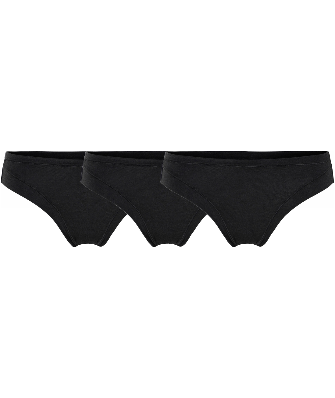JBS of Denmark 3-pack Tai women's briefs, Black, Black, swatch