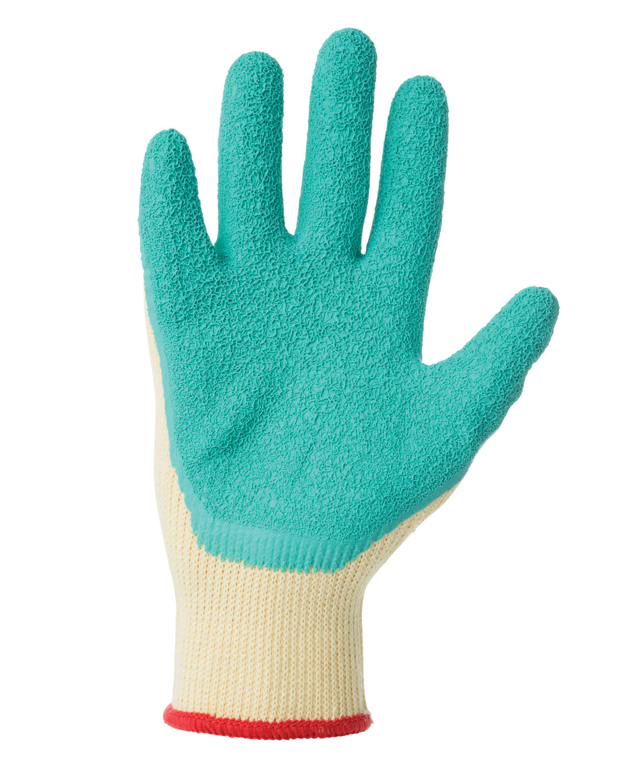 Kramp 7.002 arbetshandskar, Gul/Turkos