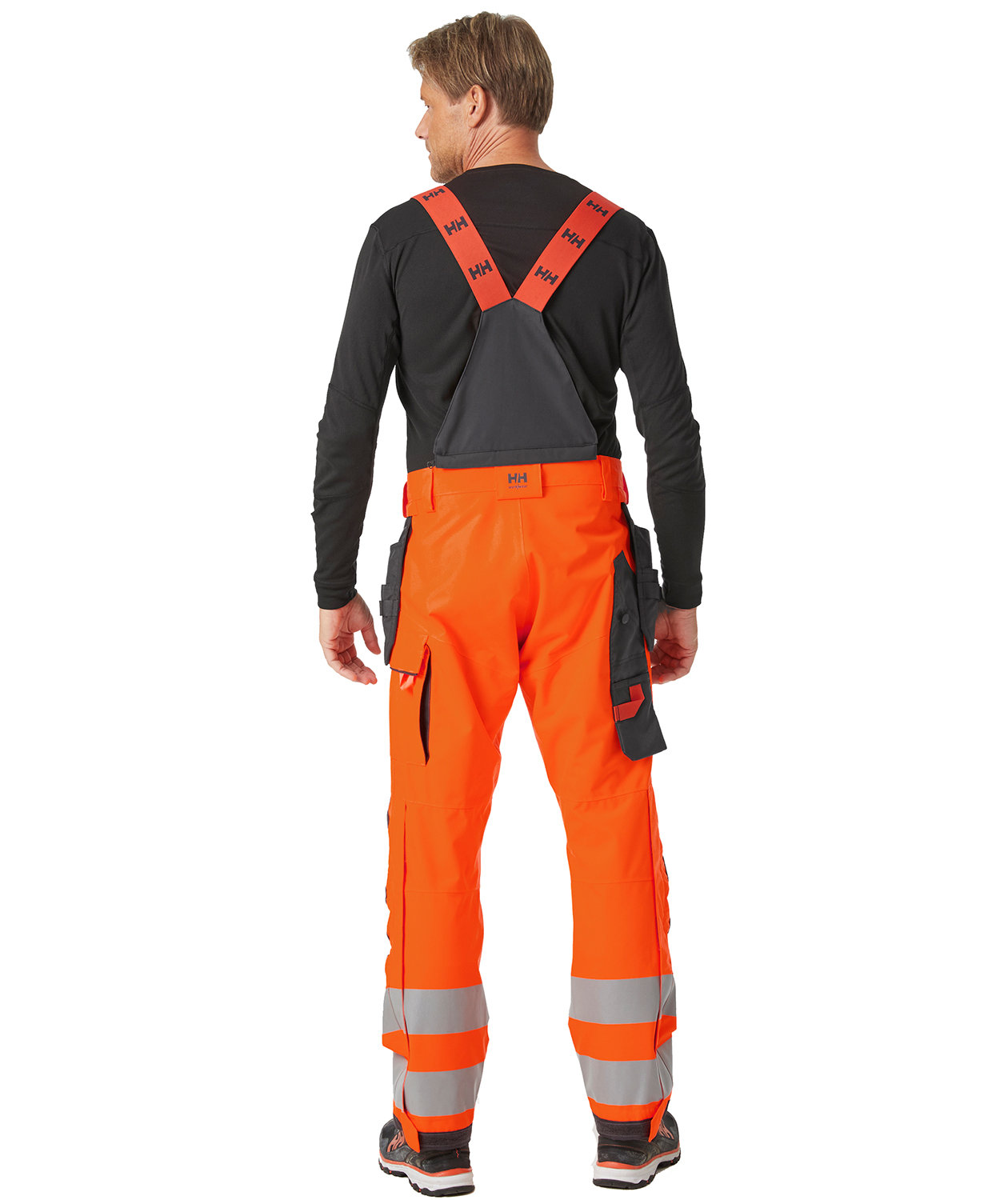 Helly Hansen Alna 2.0 skallbukse, Hi-vis Orange/charcoal, large image number 3