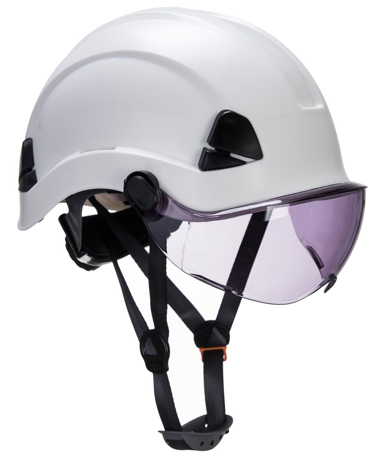 Portwest PA03 visir til sikkerhedshjelm, Transparent Smoke, large image number 1