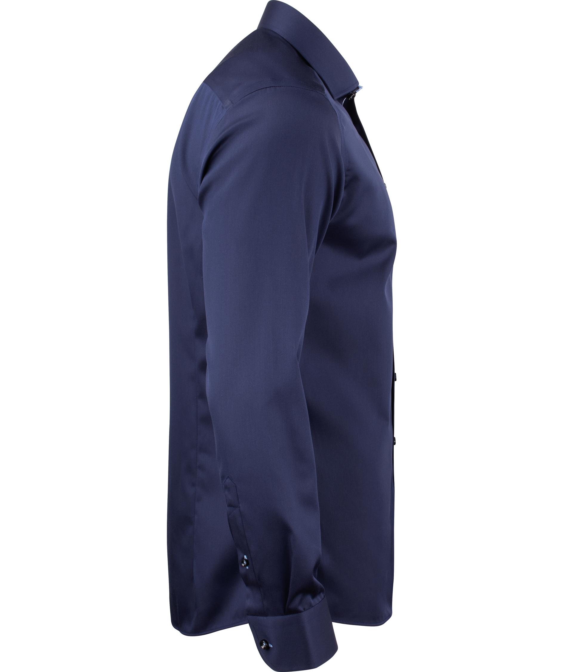 J. Harvest & Frost Twill Red Bow 20 regular fit skjorta, Navy/Sky Blue, large image number 2