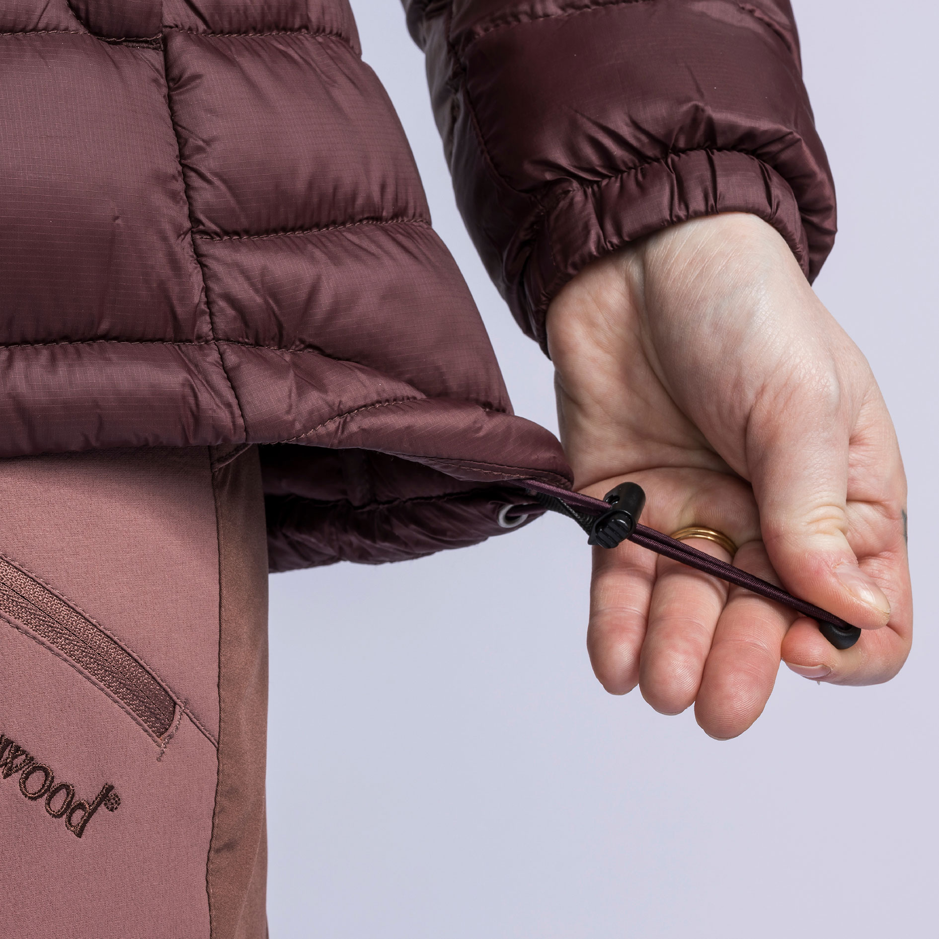 Pinewood&nbsp;Abisko Insulation vatteret damejakke, Earth Plum, large image number 7