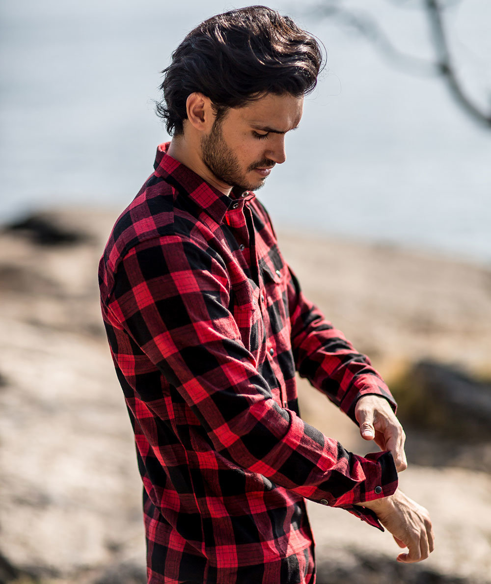 Stormtech Logan skjorte, R&oslash;d