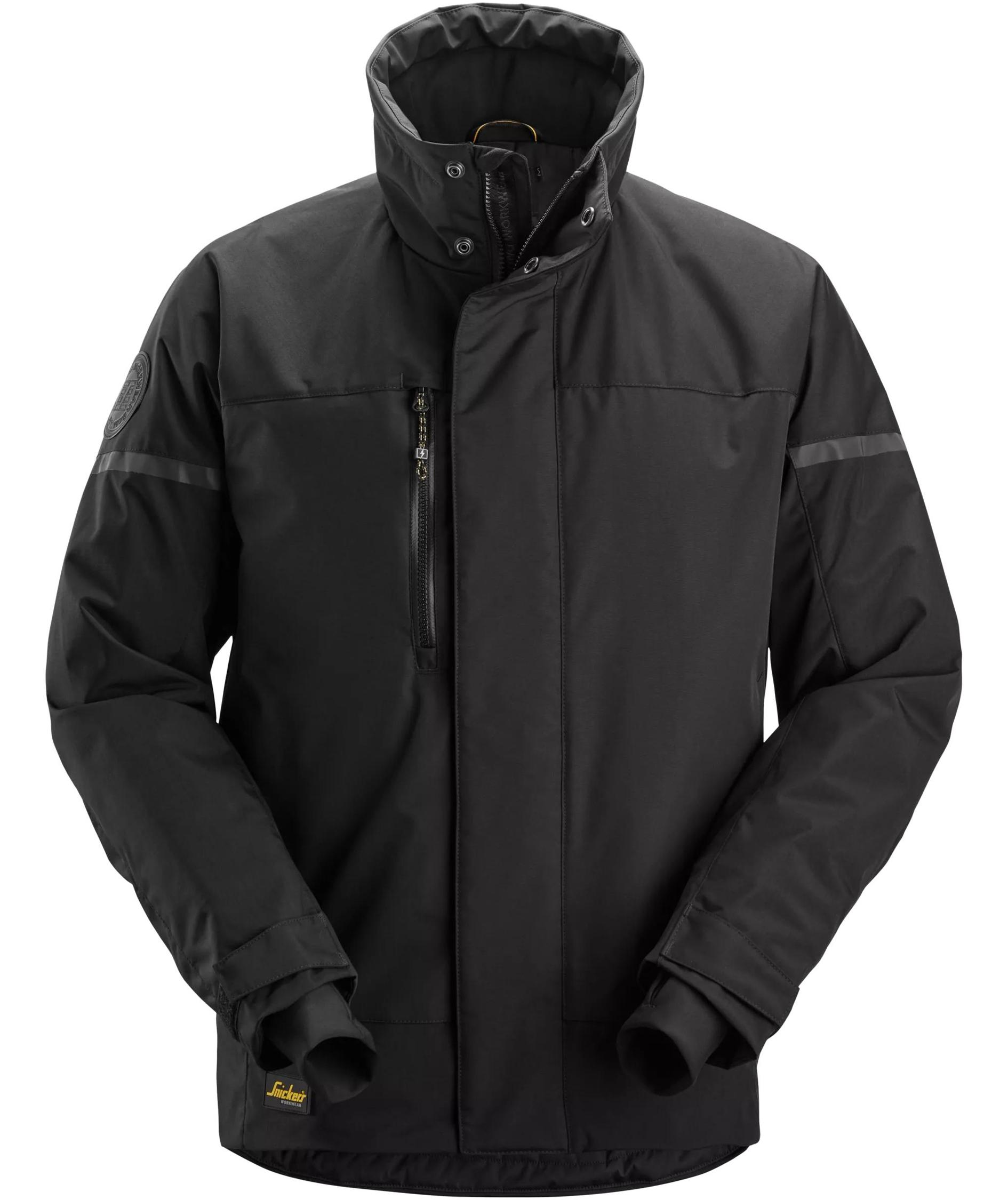 Snickers AllroundWork vinterjakke 1106, Black/Black, Black/Black, swatch