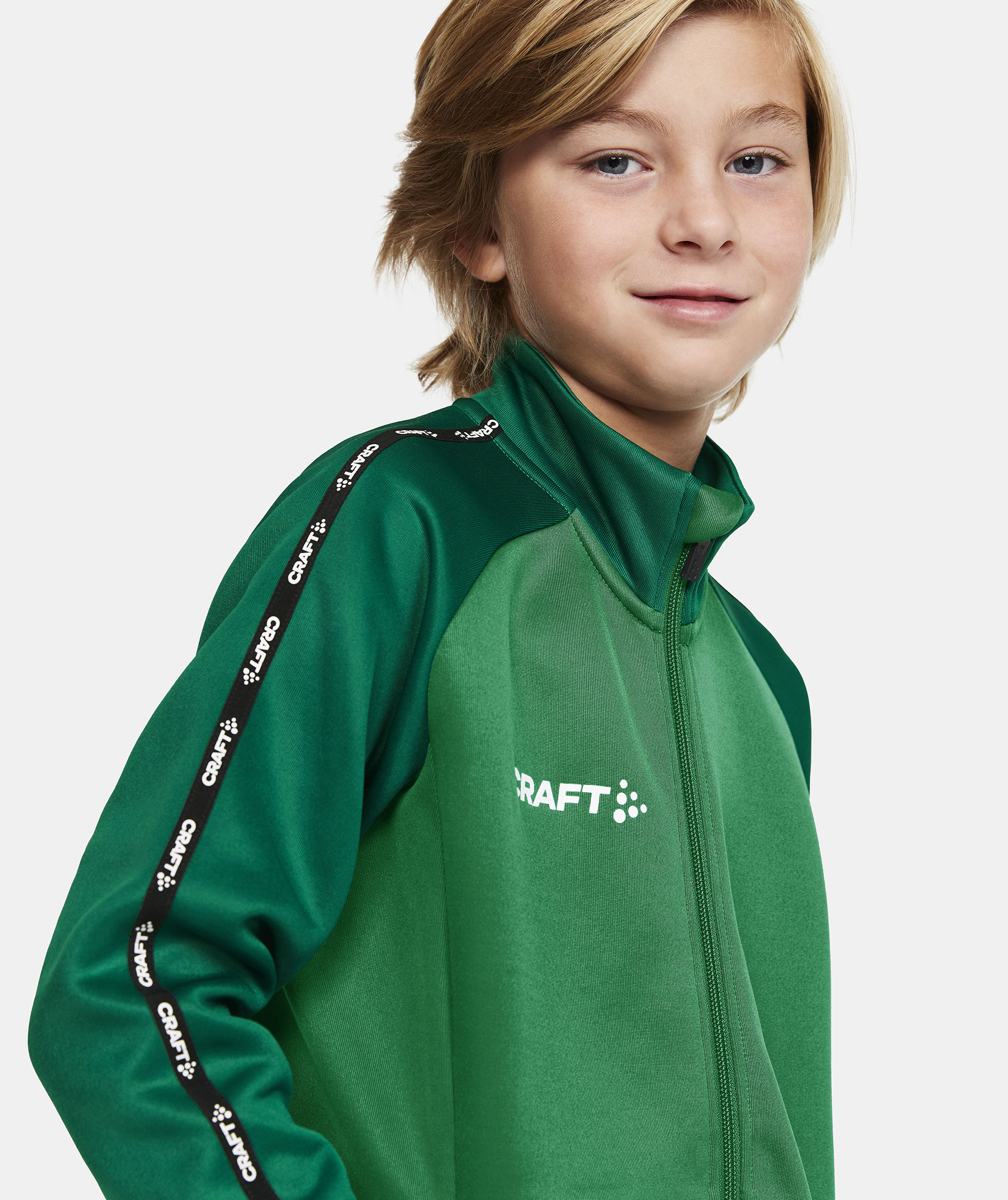 Craft Squad 2.0 cardigan till barn, Team Green-Ivy, large image number 3