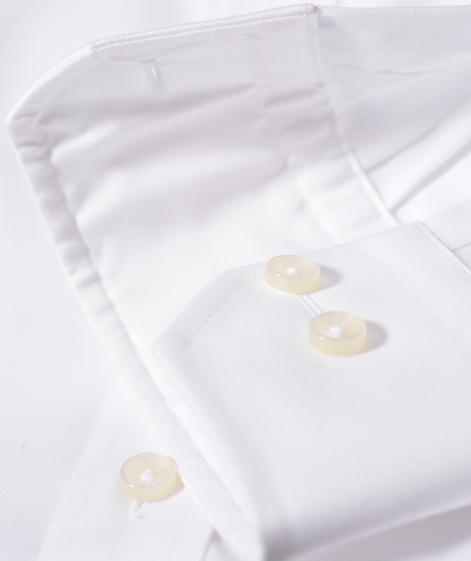 J. Harvest & Frost Twill Green Bow O1 slim fit skjorta, Vit, large image number 7