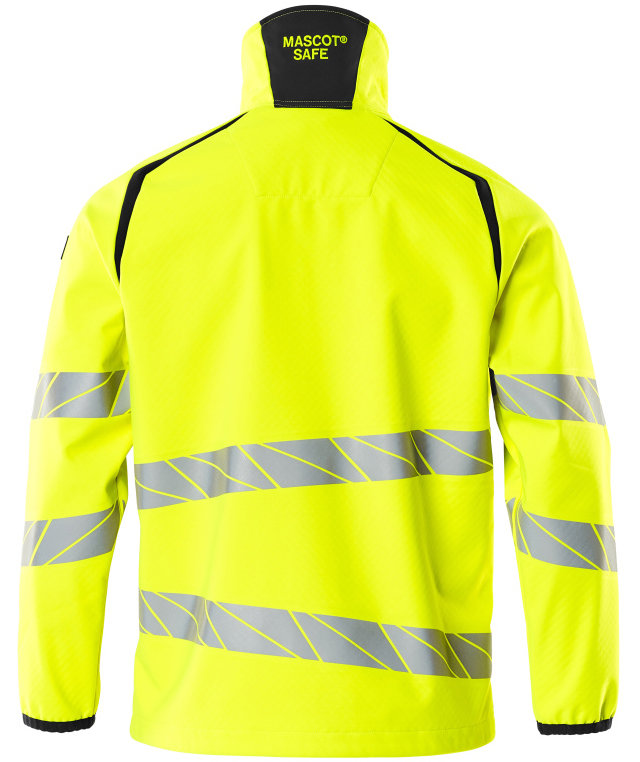 Mascot Accelerate Safe softshelljakke, Hi-vis&nbsp;Gul/Sort