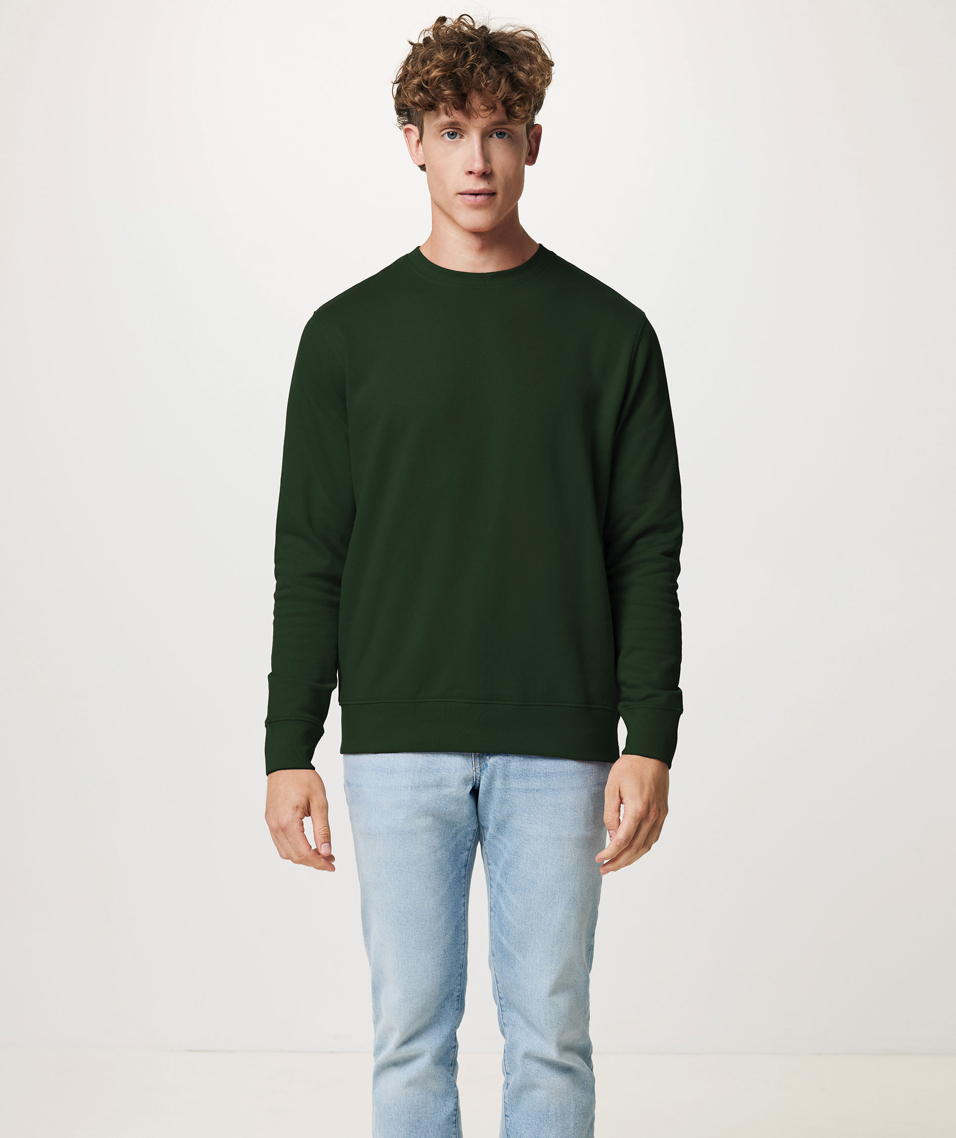 Iqoniq Etosha sweatshirt, Forest Green, large image number 1