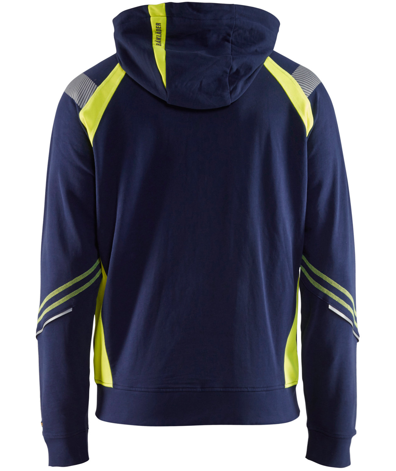 Bl&aring;kl&auml;der hettegenser, Marine/Hi-Vis gul, large image number 1