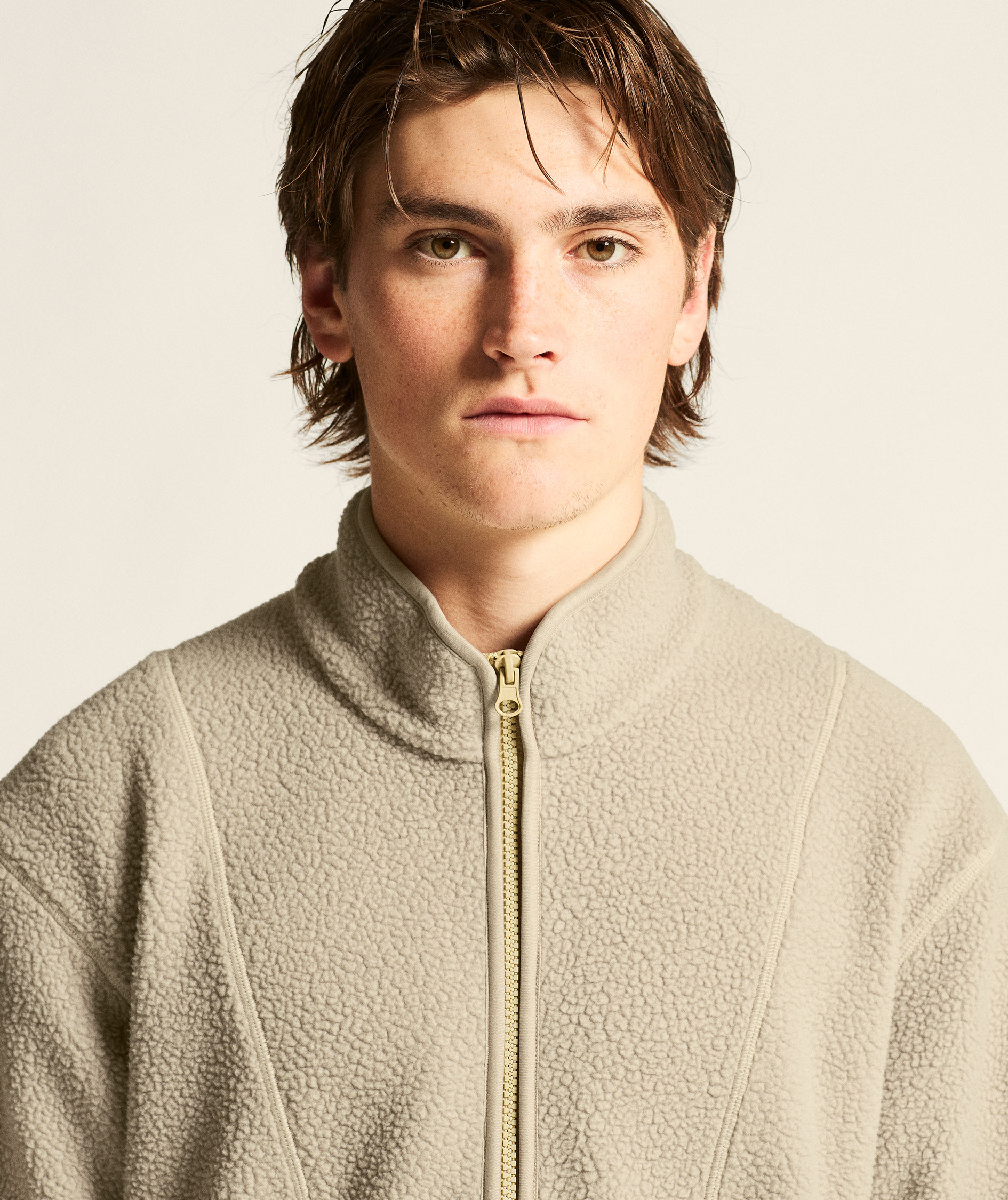 Craft Join half zip p&auml;lsfibertr&ouml;ja, Hay, large image number 5