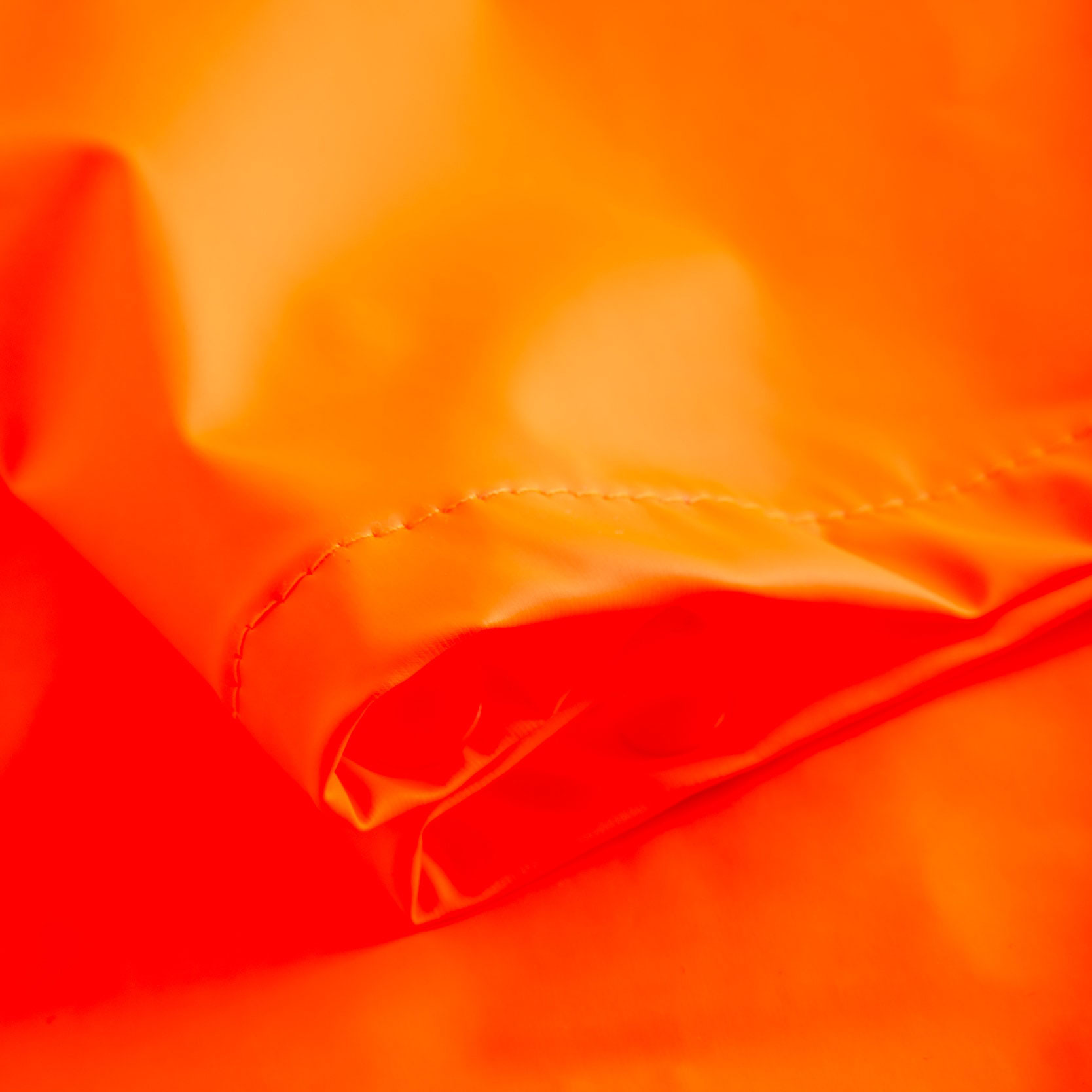 Lyngs&oslash;e Multinorm PU regnbukse, Hi-vis Orange, large image number 2