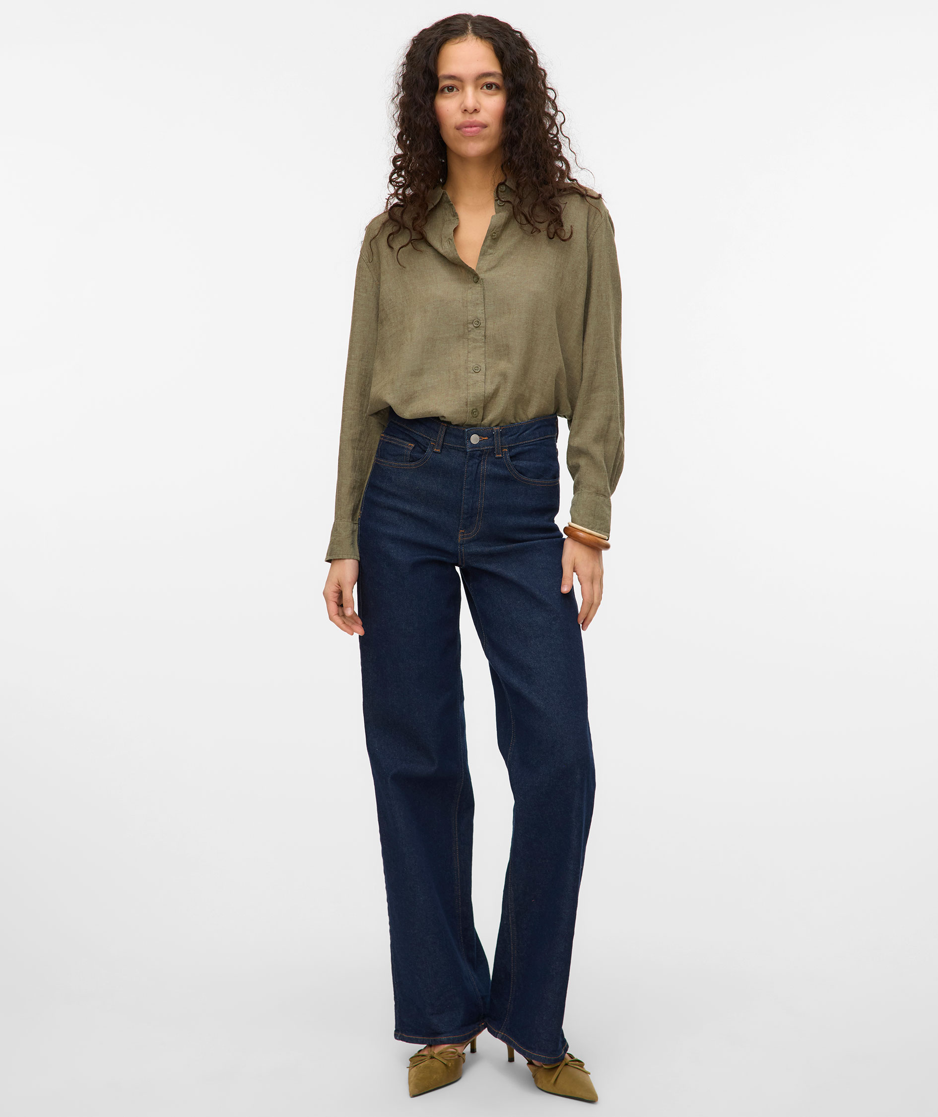 Vero Moda VMLINN women's linen shirt