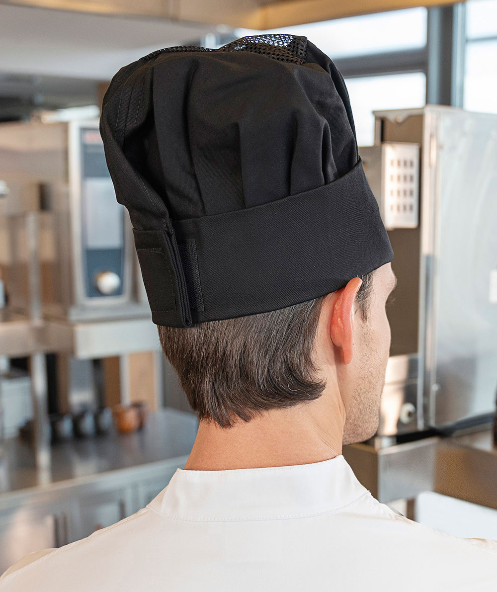 Karlowsky Jean chefs cap, Black, Black, large image number 2