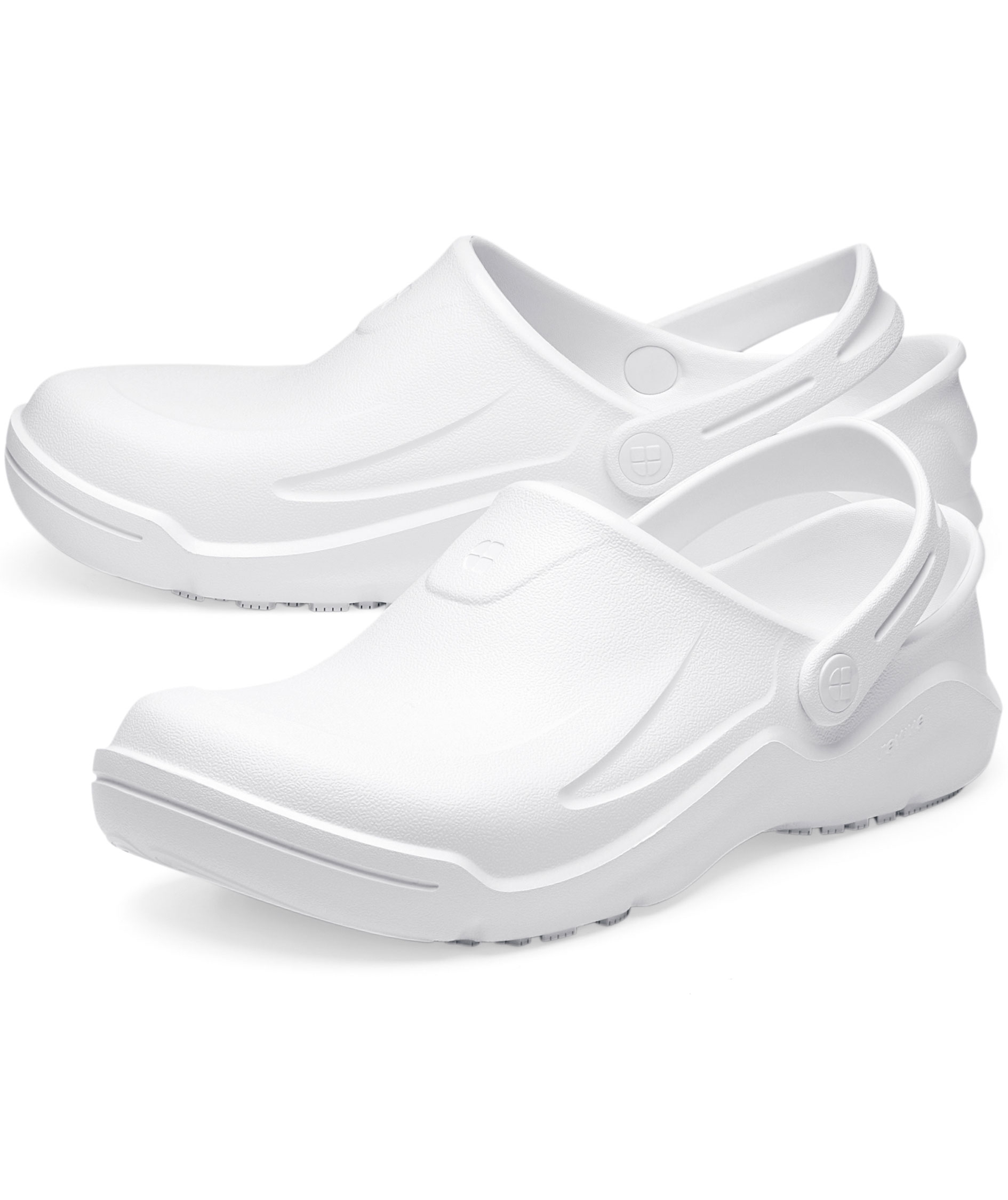 Shoes For Crews Zinc ll clogs med helreim, Hvit, large image number 7