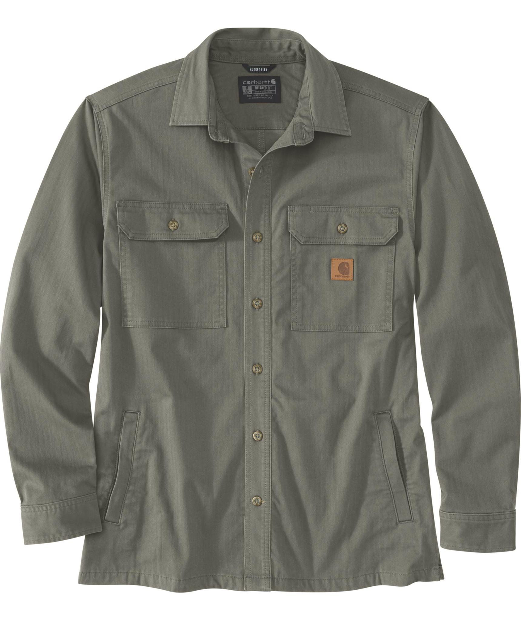 Carhartt Newcastle skjortejakke, Dusty Olive, Dusty Olive, swatch