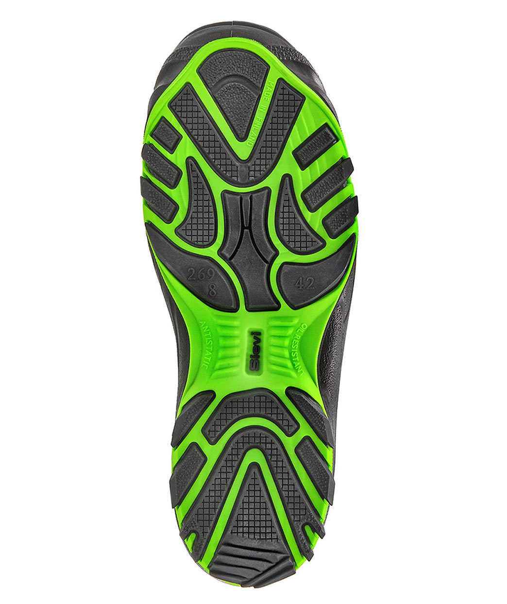 Sievi ViperX Roller H+ dame vernest&oslash;vletter S3, Svart/Gr&oslash;nn, large image number 4