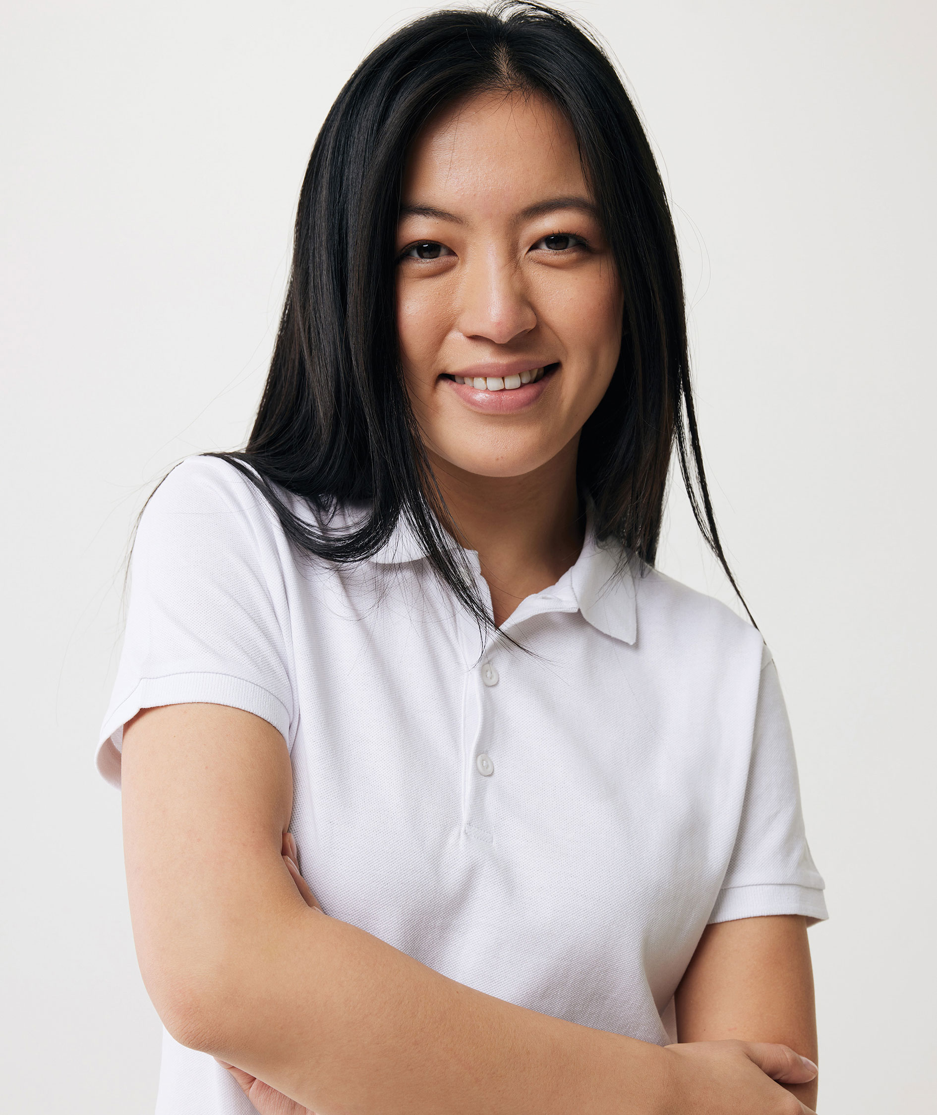 Iqoniq Yosemite Damen Poloshirt, Recycled White, large image number 5