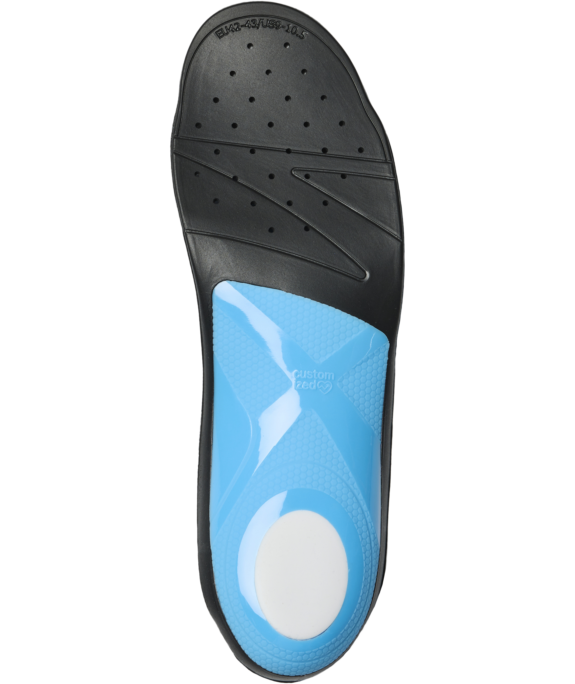 Bl&aring;kl&auml;der insoles with medium arch support, Black, large image number 1