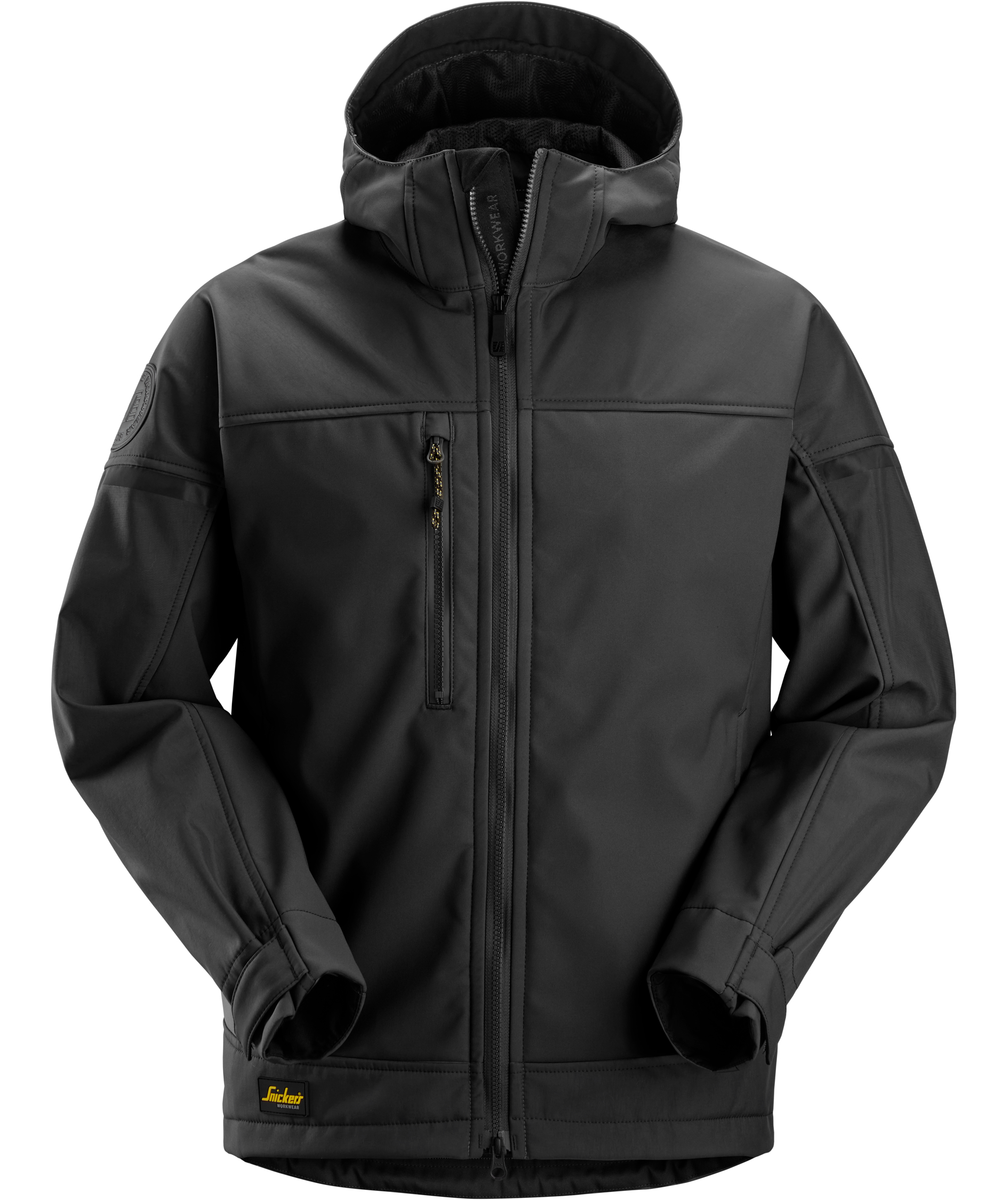 Snickers AllroundWork softshelljakke 1226, Black/Black, Black/Black, swatch