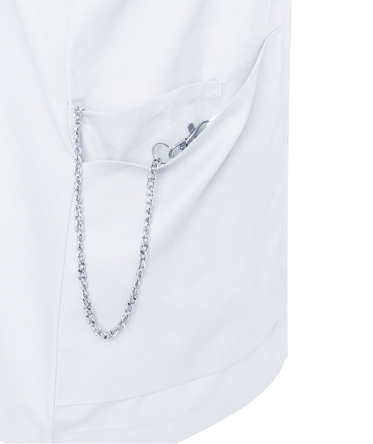 Karlowsky Essential kort&auml;rmad tunika dam, Vit, large image number 4